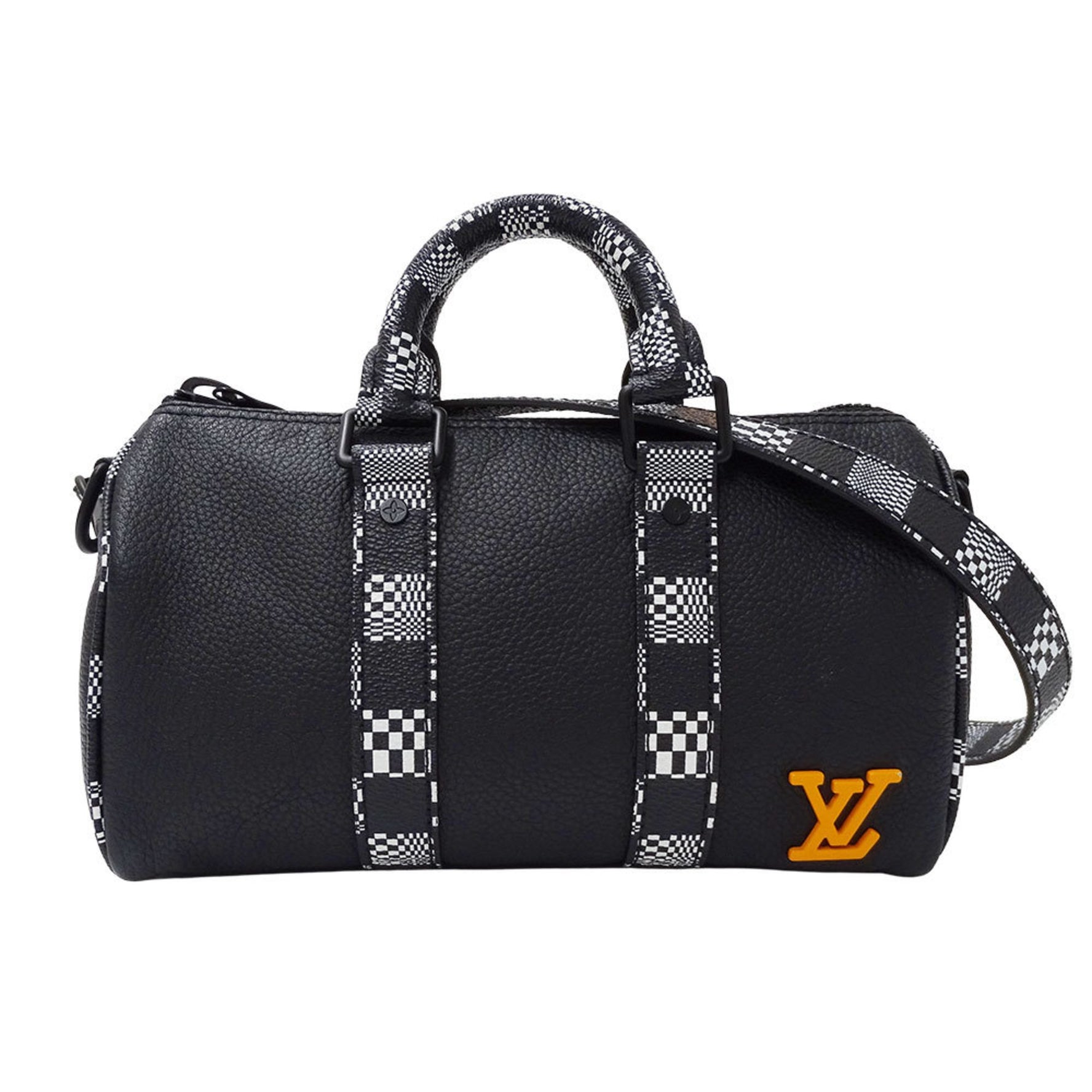 Louis Vuitton Damier Distorted City Keepall XS Mini Boston Bag in Black for Men and Women