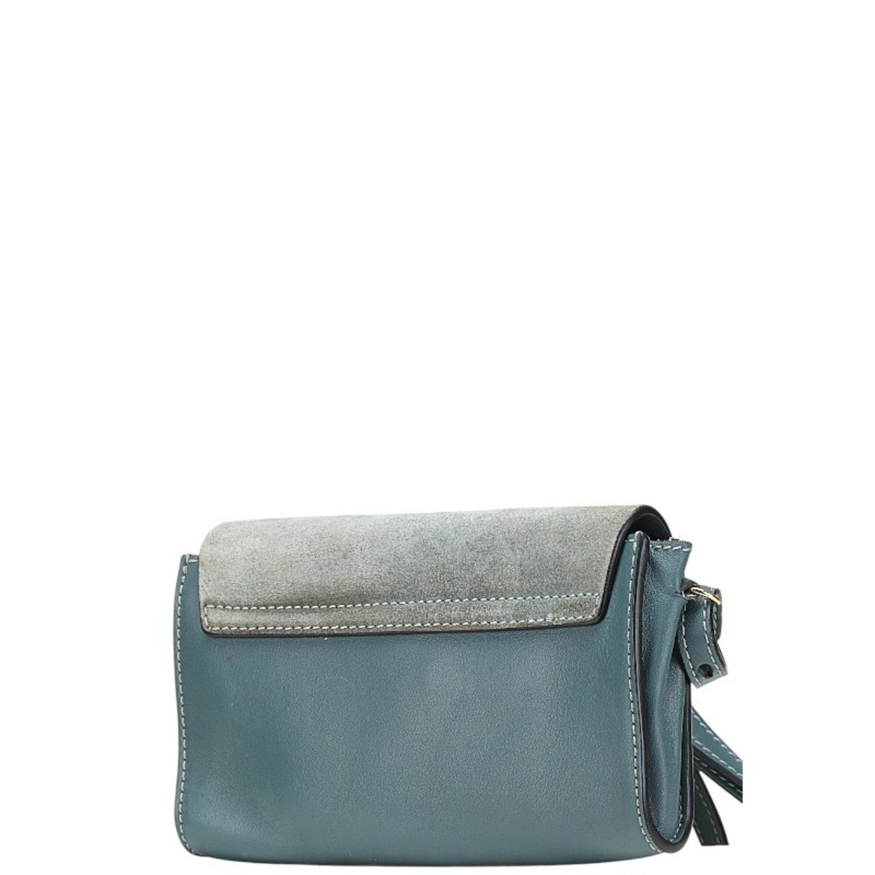 Chloé Chloe Faye Crossbody Shoulder Bag in Leather and Suede