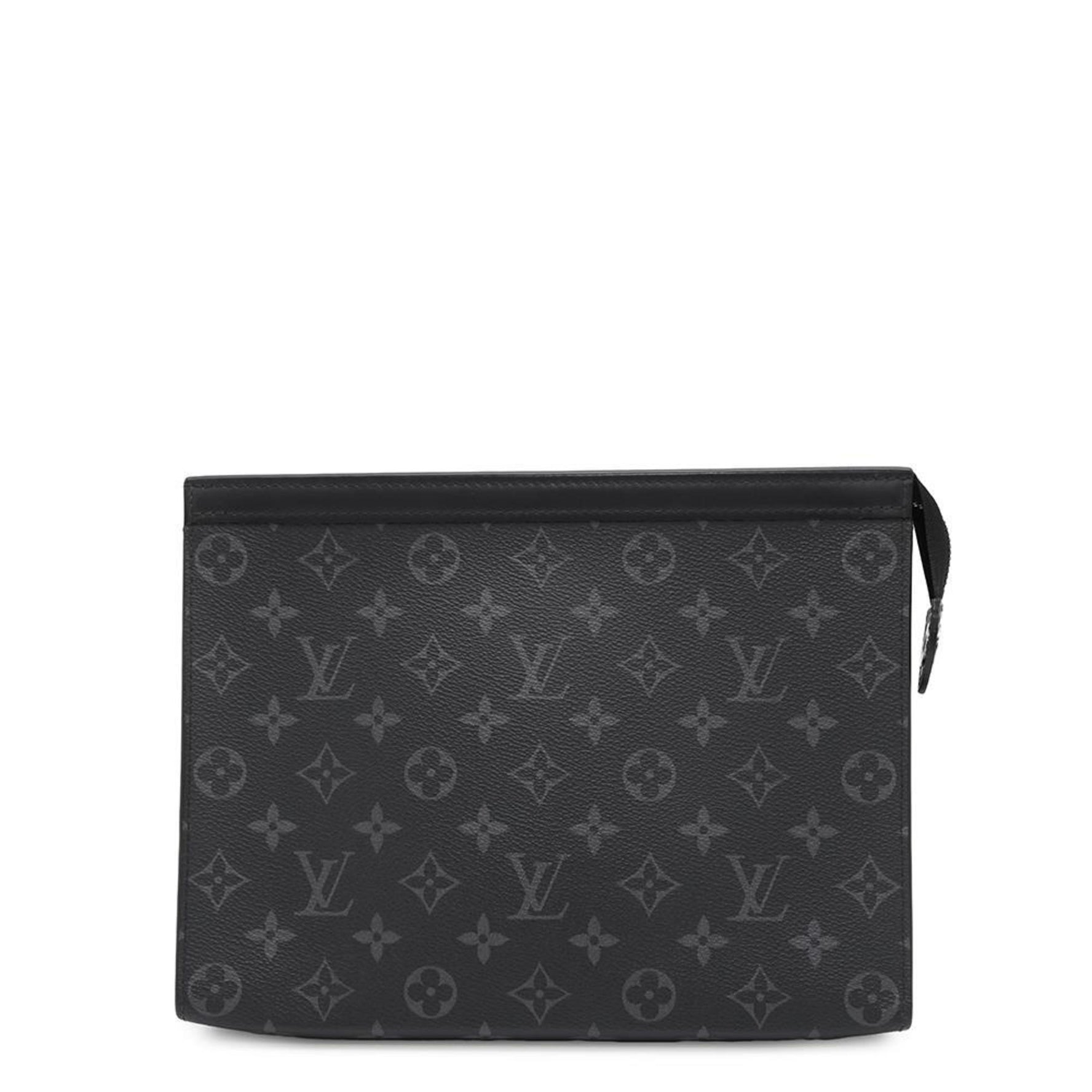 Louis Vuitton Clutch Bag Monogram Eclipse Pochette Voyage MM Black
