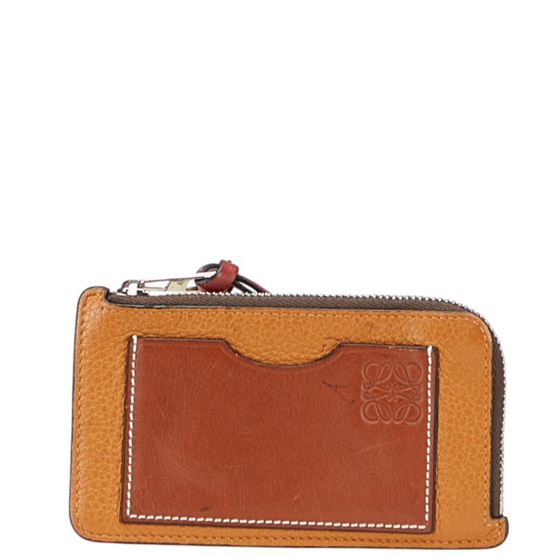 LOEWE Anagram Wallet/Coin Case Leather