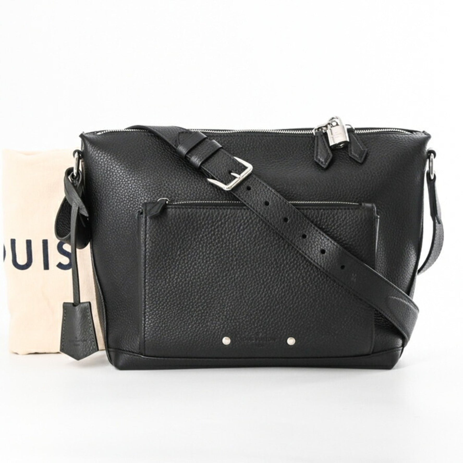 LOUIS VUITTON Armand PM Shoulder Bag in Taurillon Leather