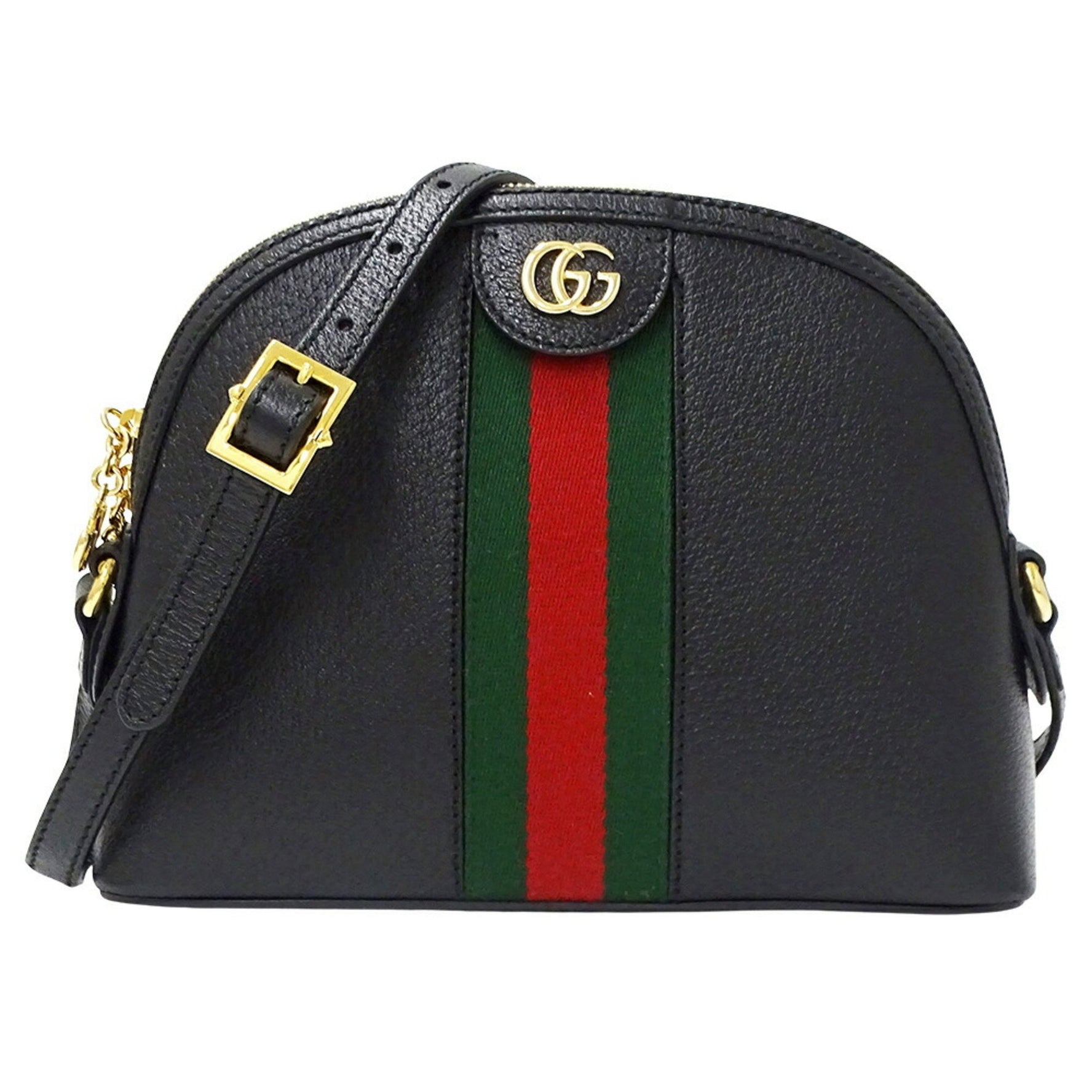 GUCCI Shoulder Bag Shelly GG Marmont Leather