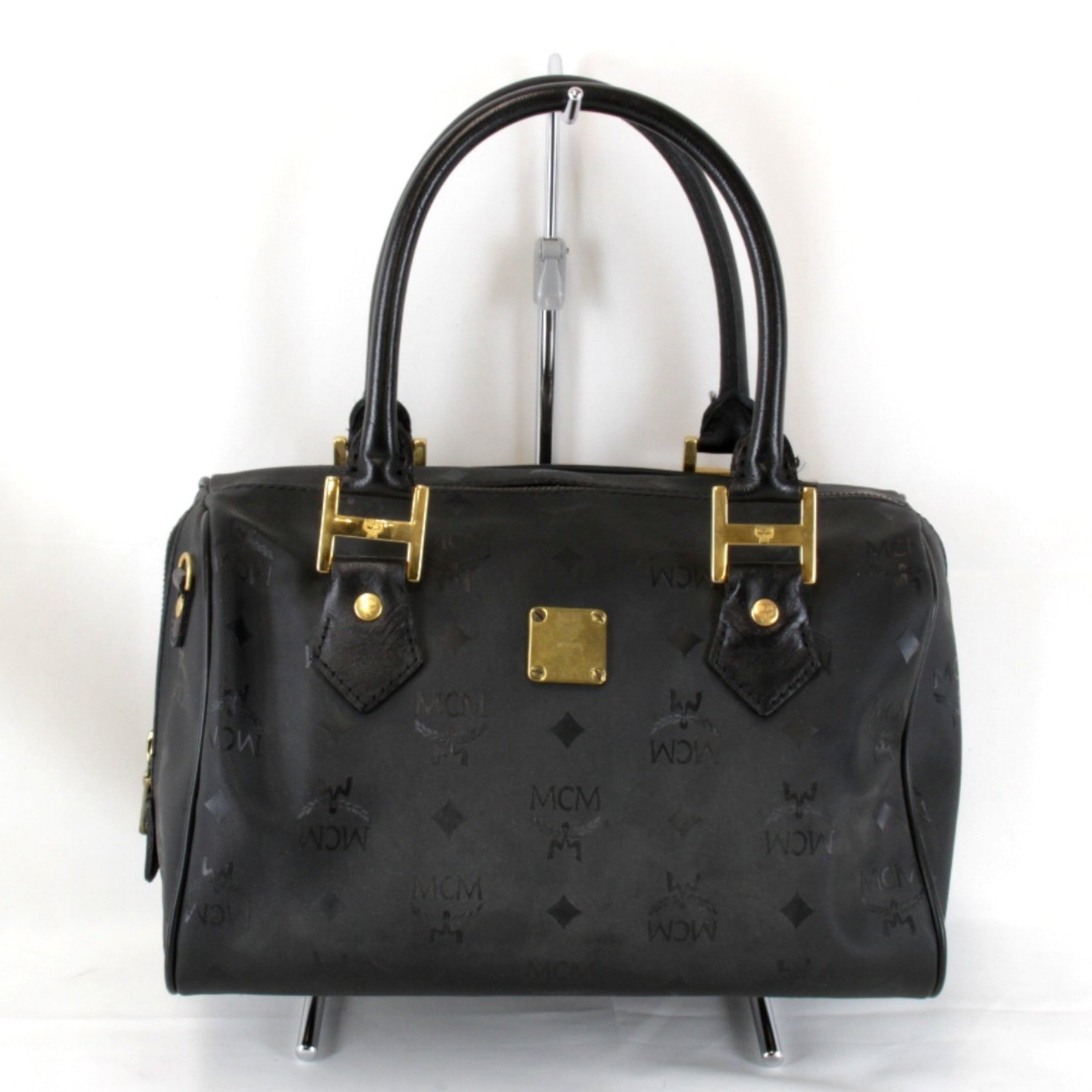 MCM Leather Black Women's