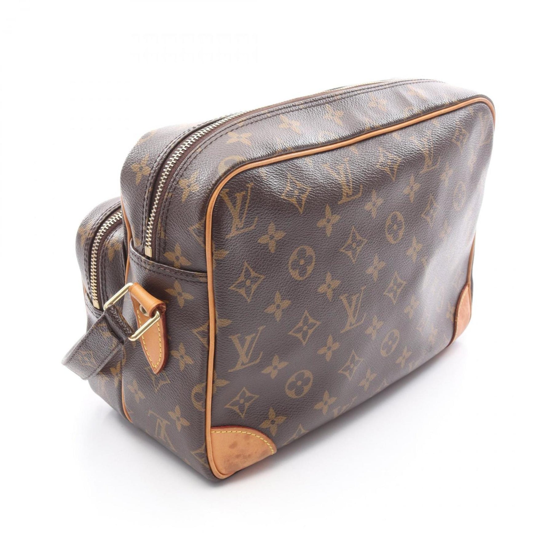 Louis Vuitton Nile Monogram Shoulder Bag, Coated Canvas and Leather