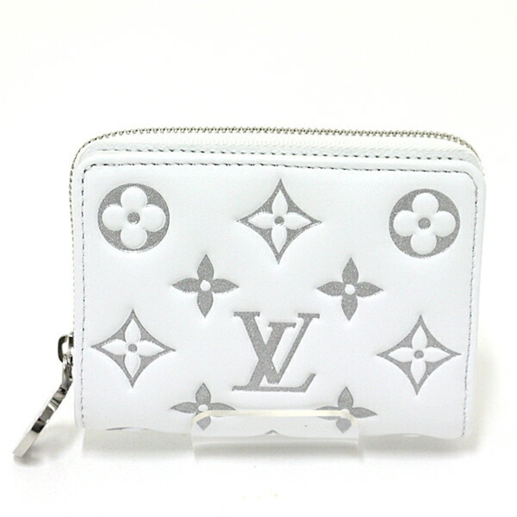 Louis Vuitton LV SKI Portefeuille Lou Lamb Leather Embossed Bi-fold Wallet