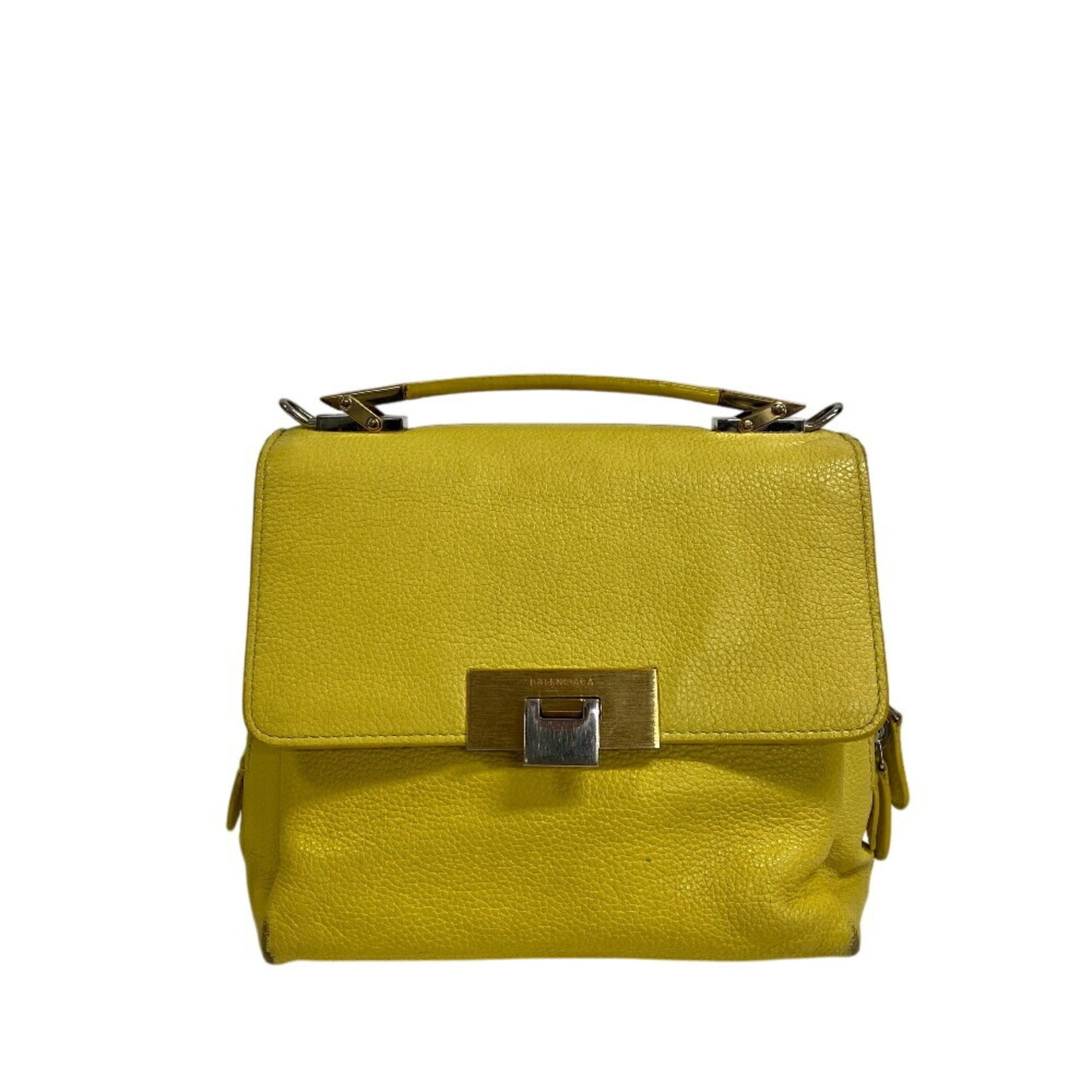 BALENCIAGA 2-way shoulder bag/handbag for women, yellow