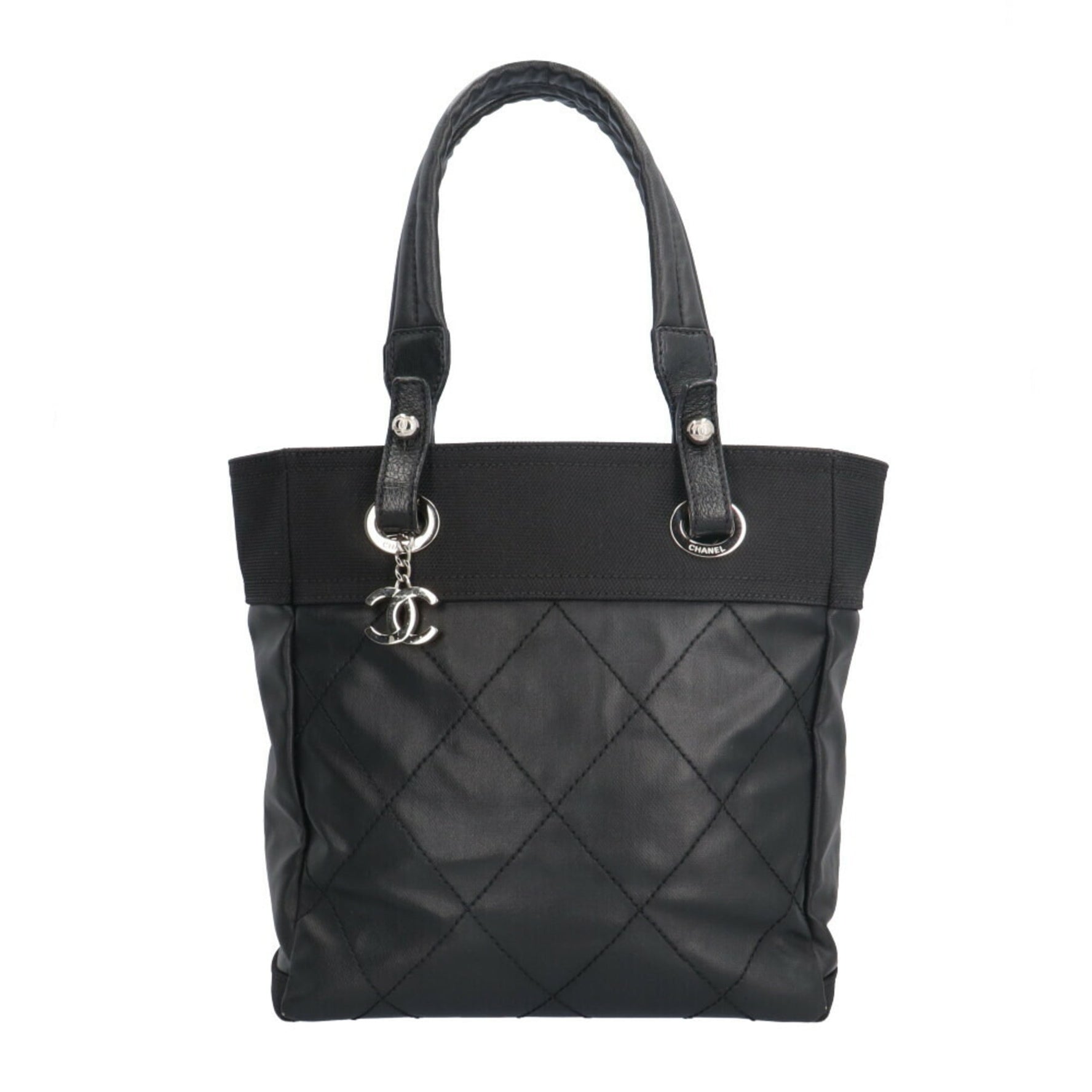 Chanel Paris Biarritz Tote PM Handbag PVC