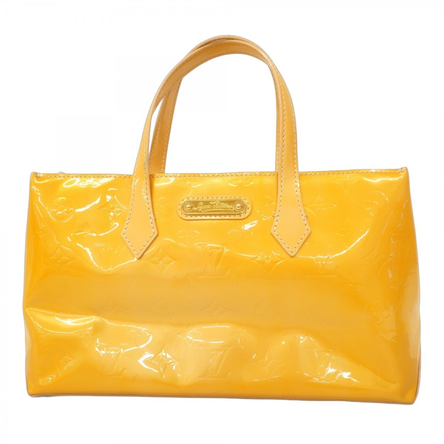 Louis Vuitton Vernis Wilshire PM Handbag M91642 Rose Florentine for Women