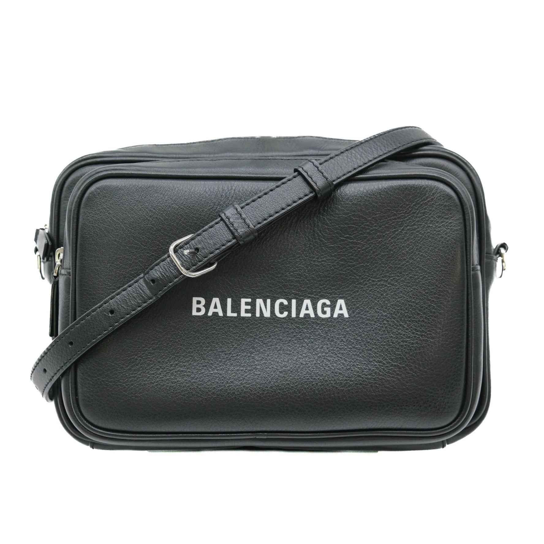 BALENCIAGA Shoulder Bag Everyday Body Leather Black