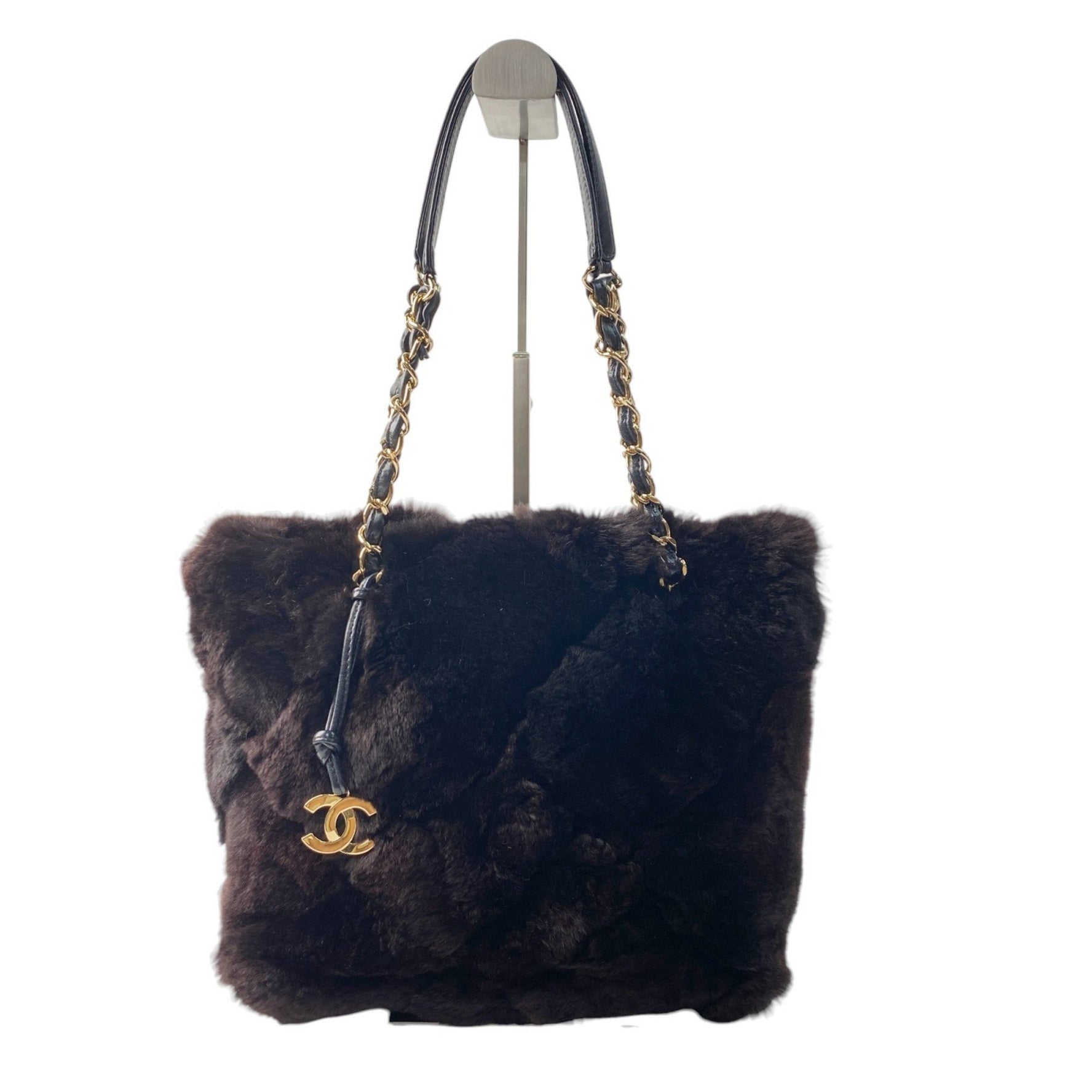 CHANEL Chain Tote Bag with Coco Mark and Lapin, No. 9, Shoulder