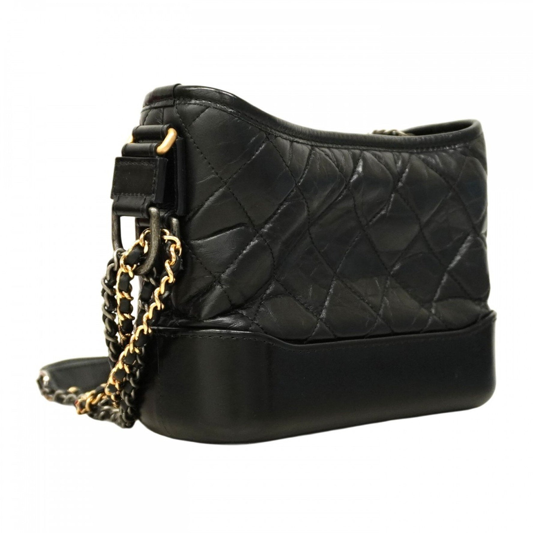 Chanel Shoulder Bag Chain Gabriel de Leather Gold