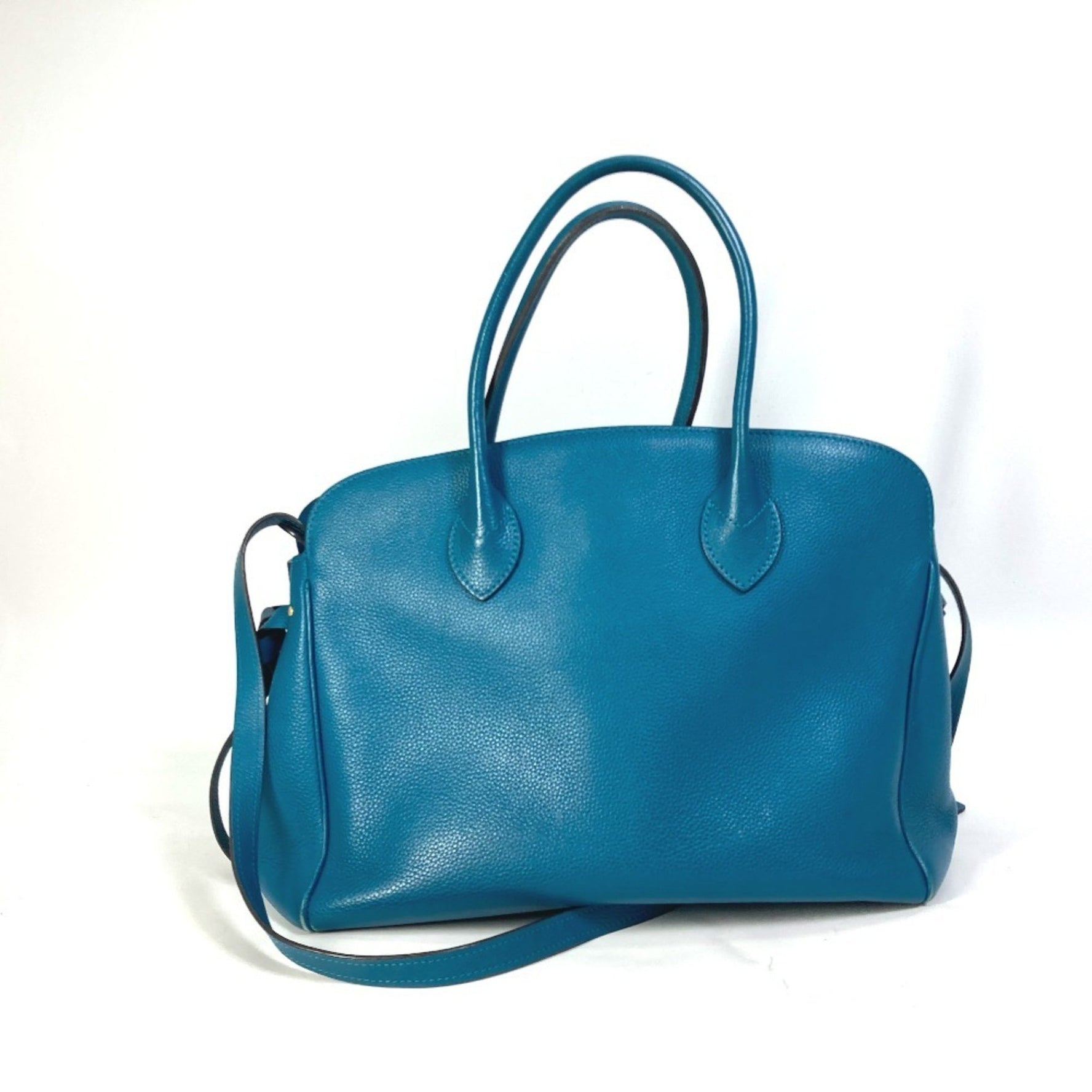 LOUIS VUITTON M55023 Mila MM Handbag, Tote Bag, 2-Way Shoulder Leather, Women's, Colvert Blue