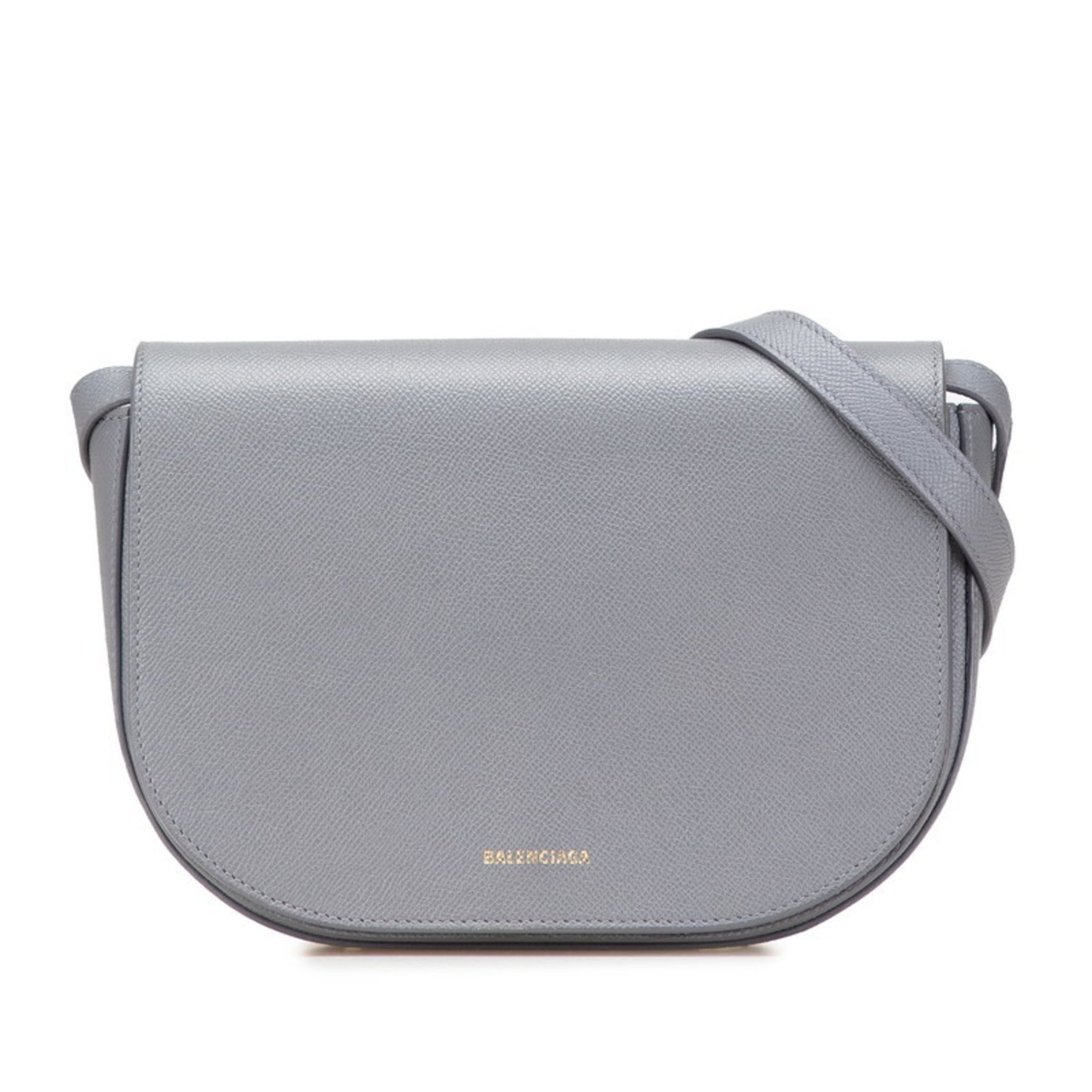 Balenciaga Ville Day Bag Shoulder Grey Leather Women's BALENCIAGA