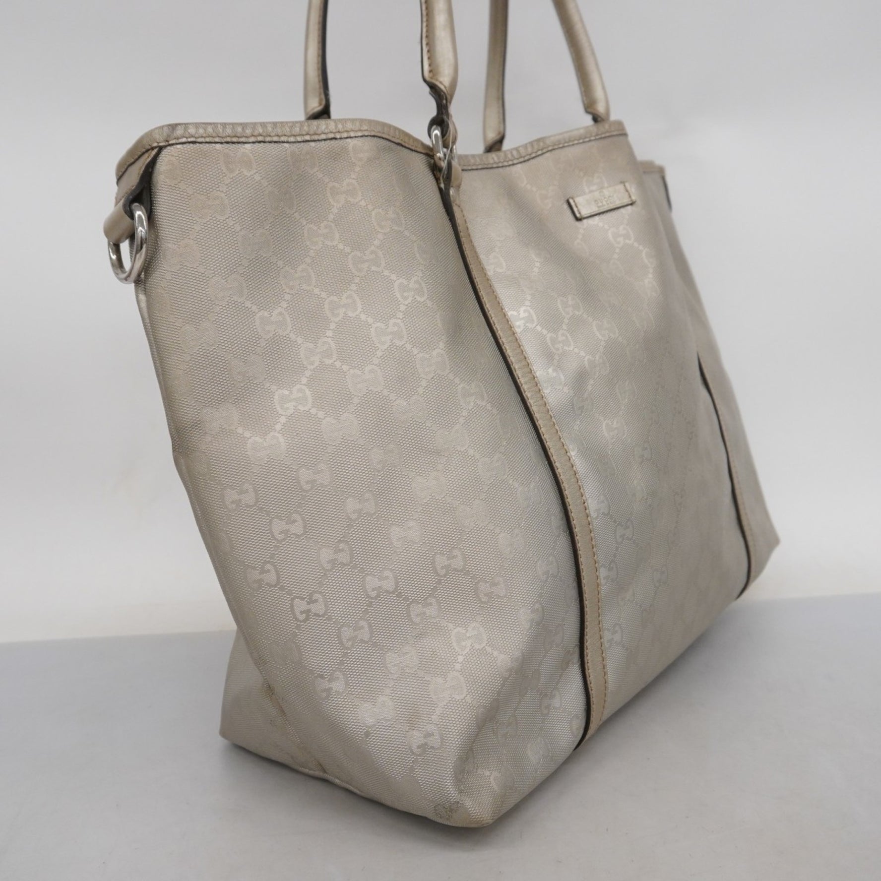 Gucci GG Imprime Tote Bag Gray Women's