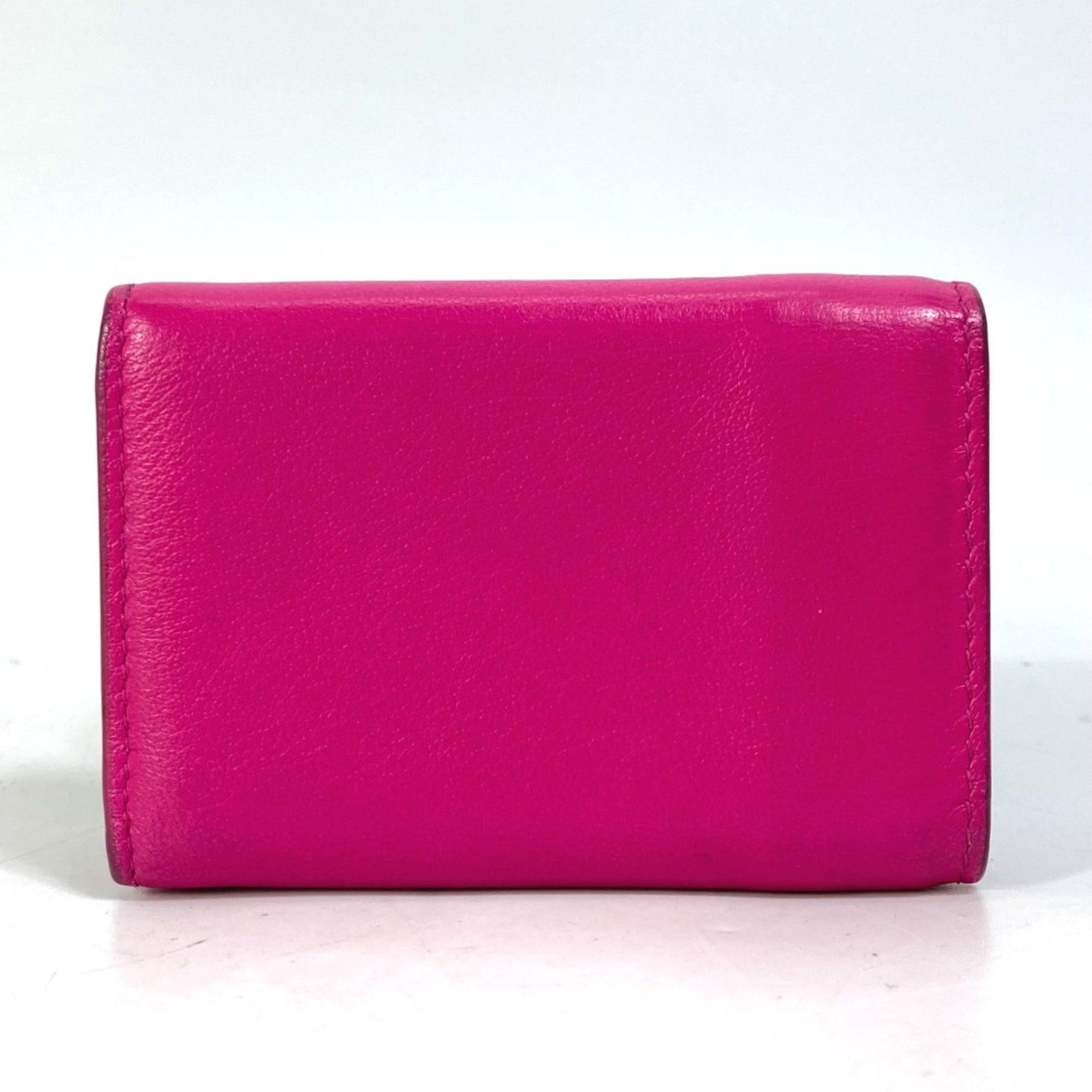 Balenciaga logo Compact wallet Trifold wallet pink White