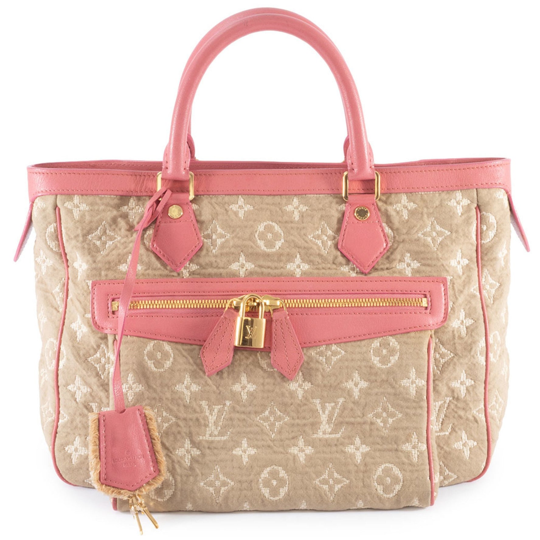 Louis Vuitton Cabas MM Tote Bag, Beige/Pink