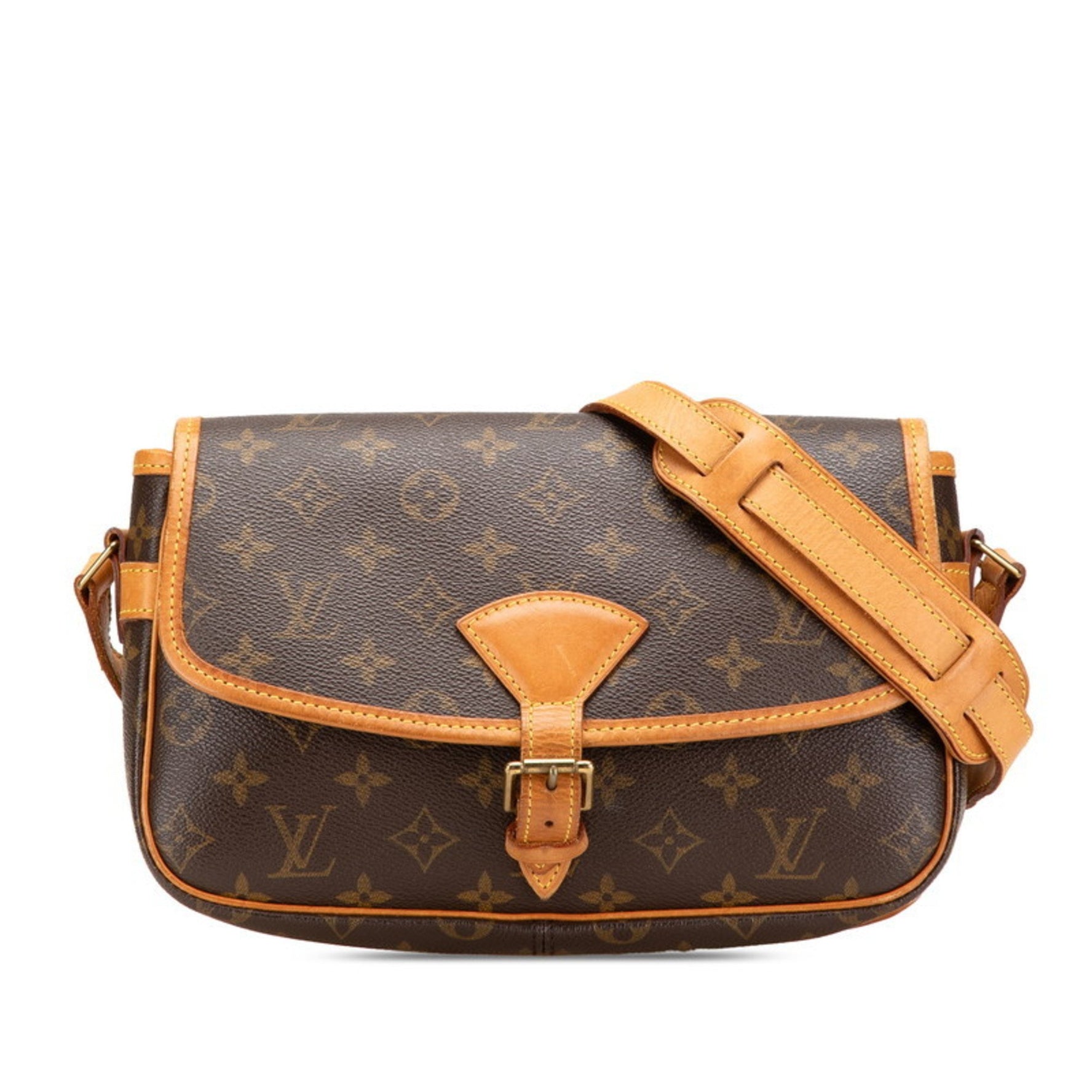 Louis Vuitton Monogram Sologne Crossbody Shoulder Bag PVC Leather