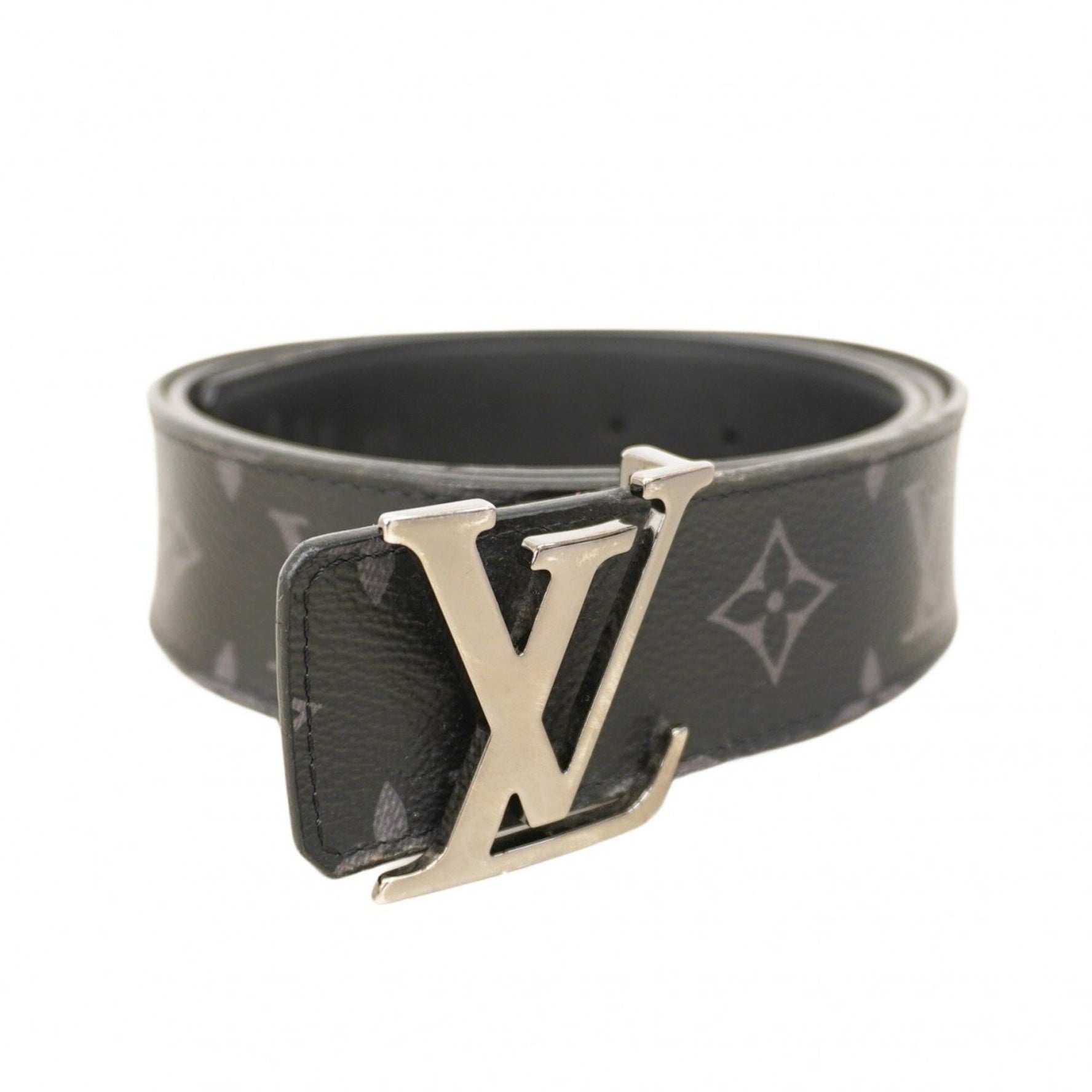 Louis Vuitton Monogram Eclipse Centurion LV Initial Belt