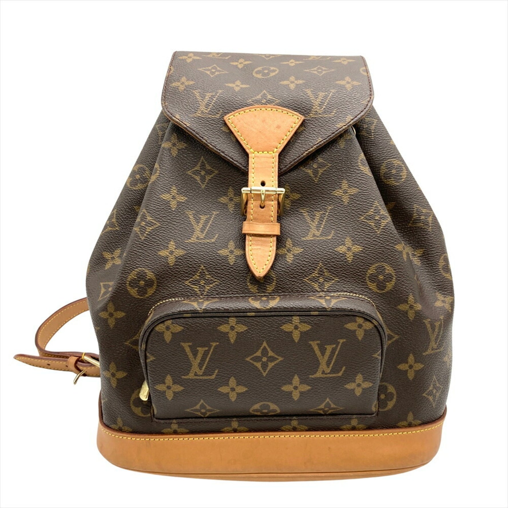 Louis Vuitton Montsouris MM Backpack Monogram Canvas Brown