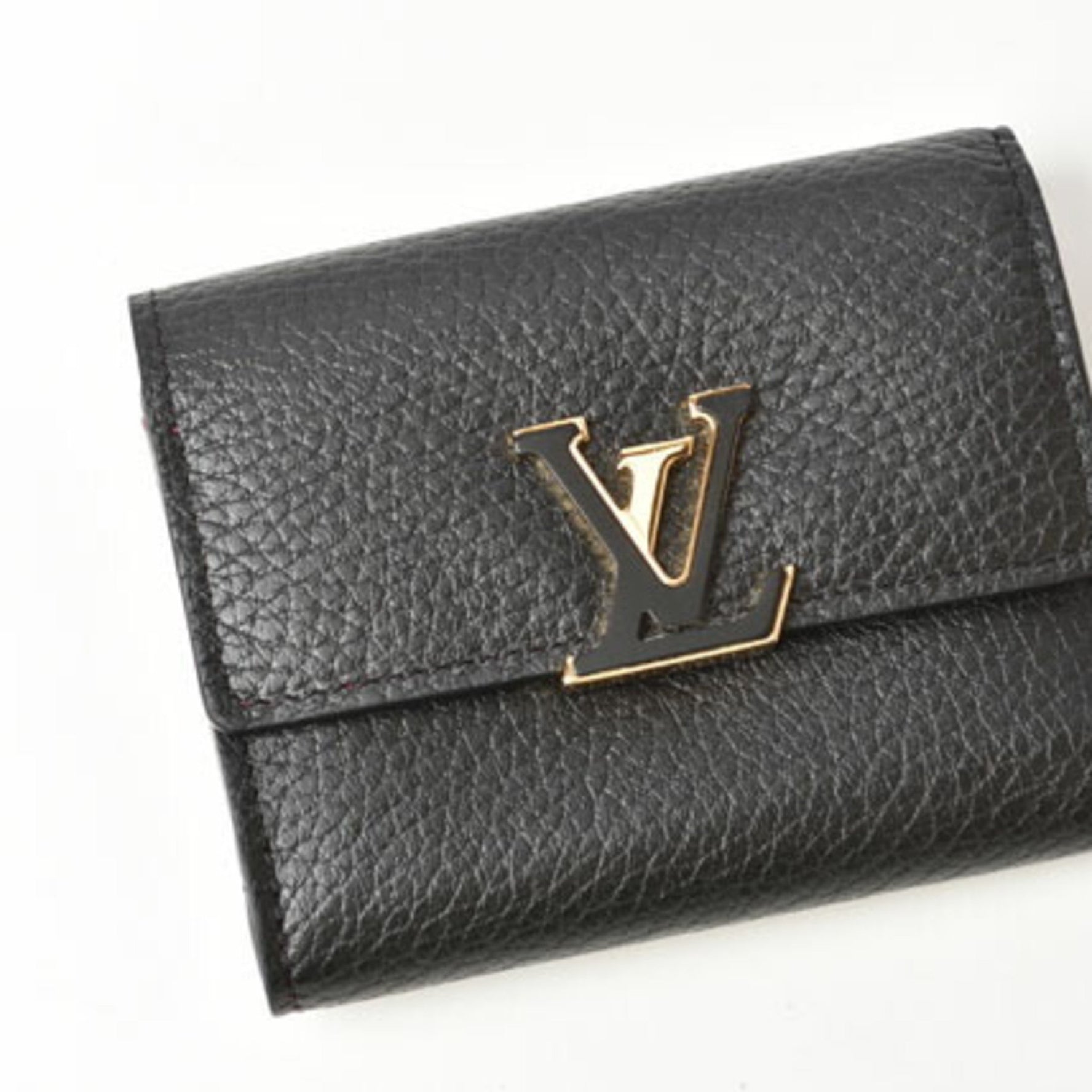 Louis Vuitton Wallet Tri-fold Portefeuille Capucines XS Taurillon