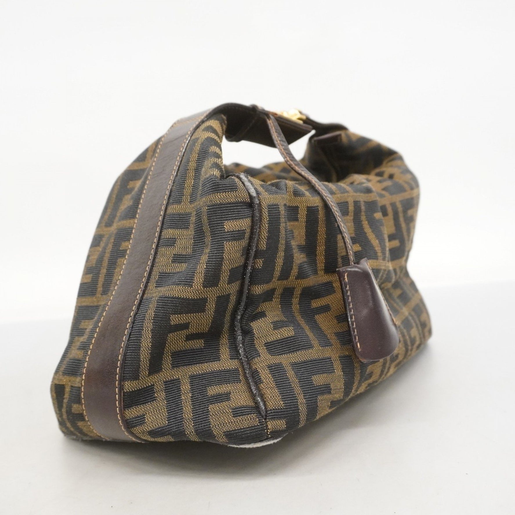 Fendi Zucca nylon canvas handbag in