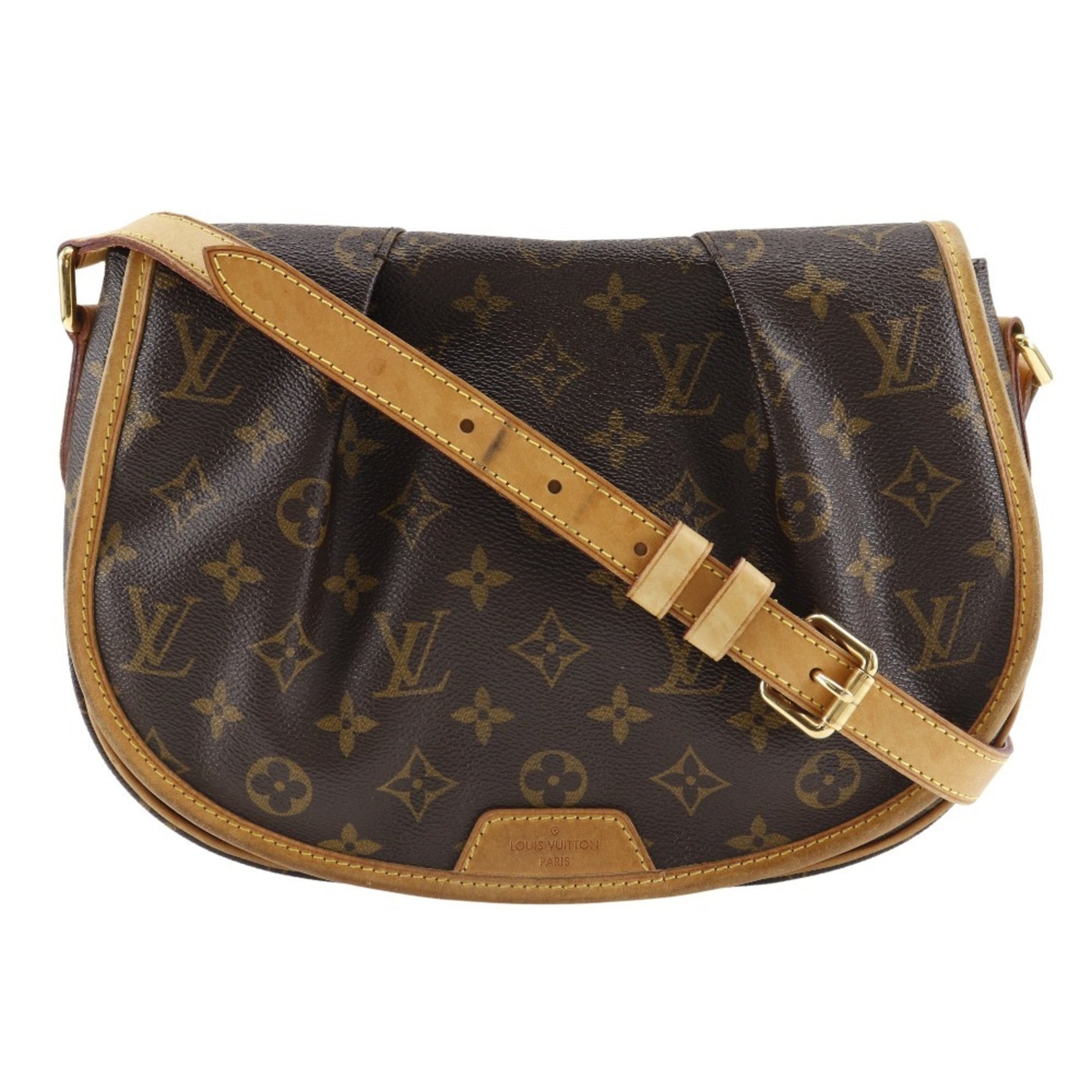 Louis Vuitton Menilmontant PM Shoulder Bag Monogram Canvas 2013 Type Menil Montan