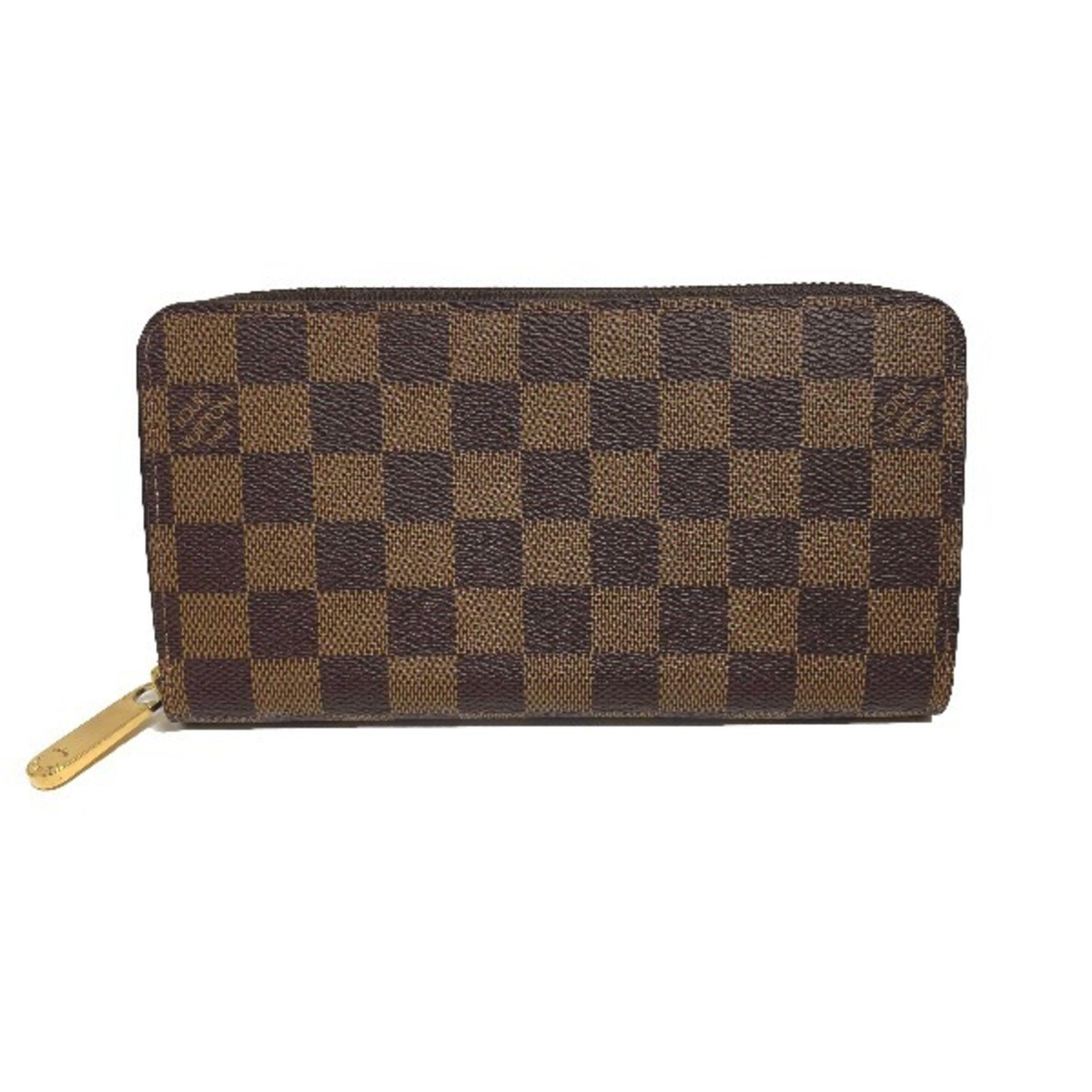 Louis Vuitton Round Zipper Damier Zippy Wallet Long LV