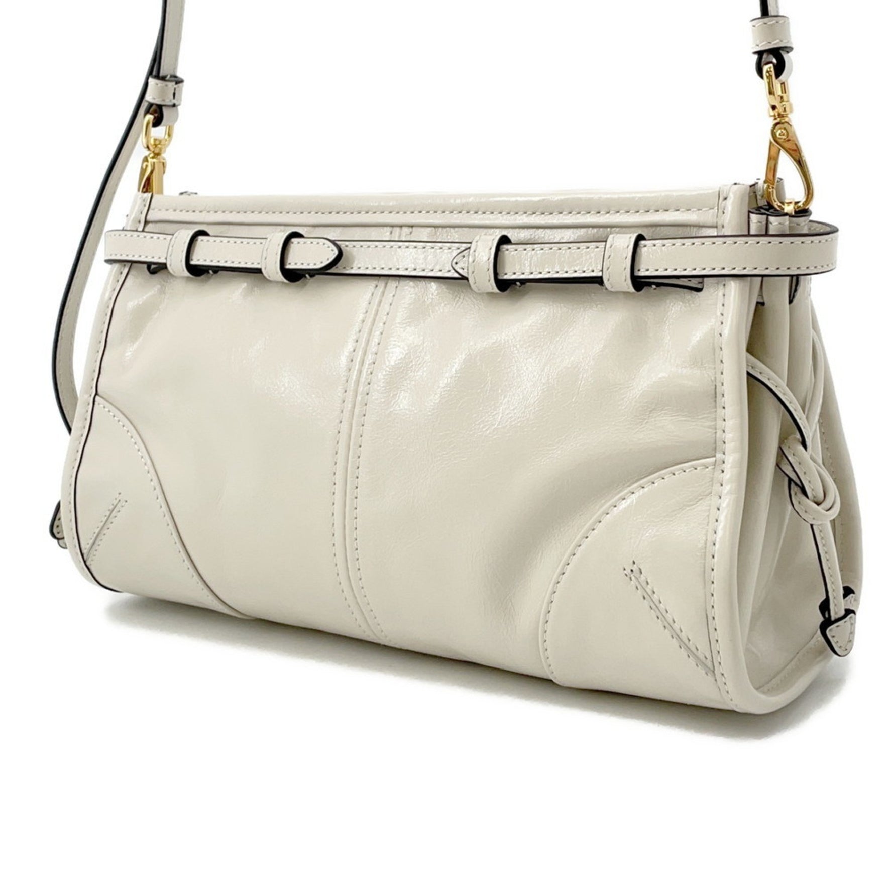 Prada Bonnie Small Shoulder Bag in Soft Look Leather