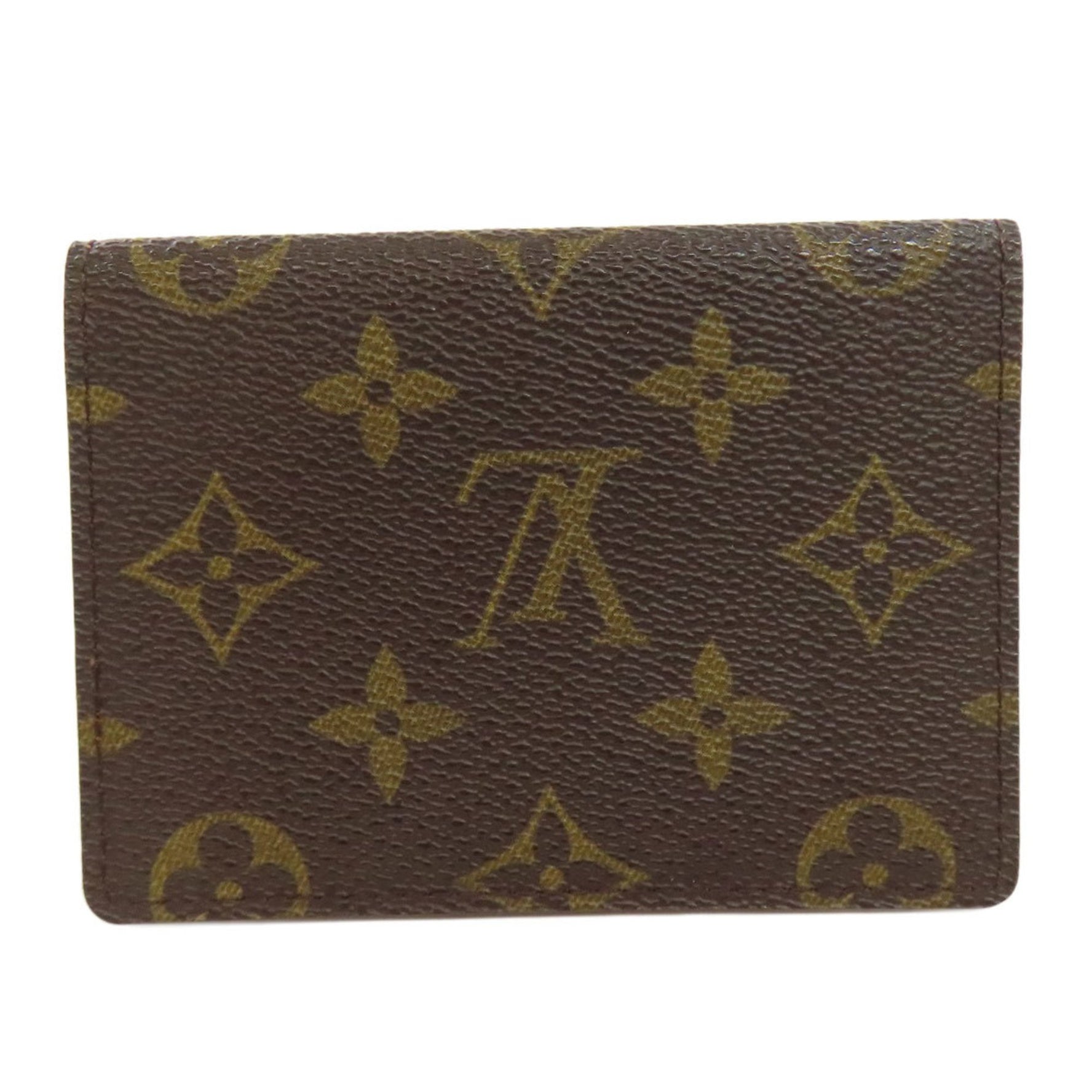 Louis Vuitton Porto 2 Cart Vertical Business Card Holder/Card Case Canvas