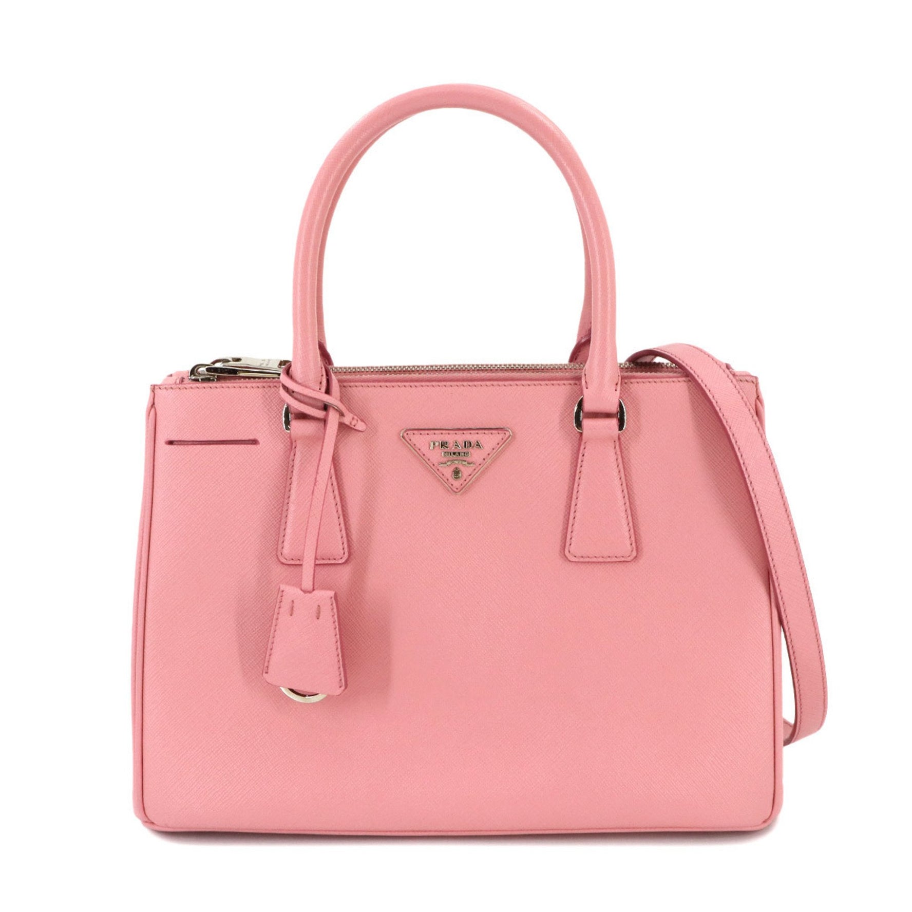 Prada Galleria Medium Hand/Shoulder Bag, Saffiano Leather, Silver Hardware