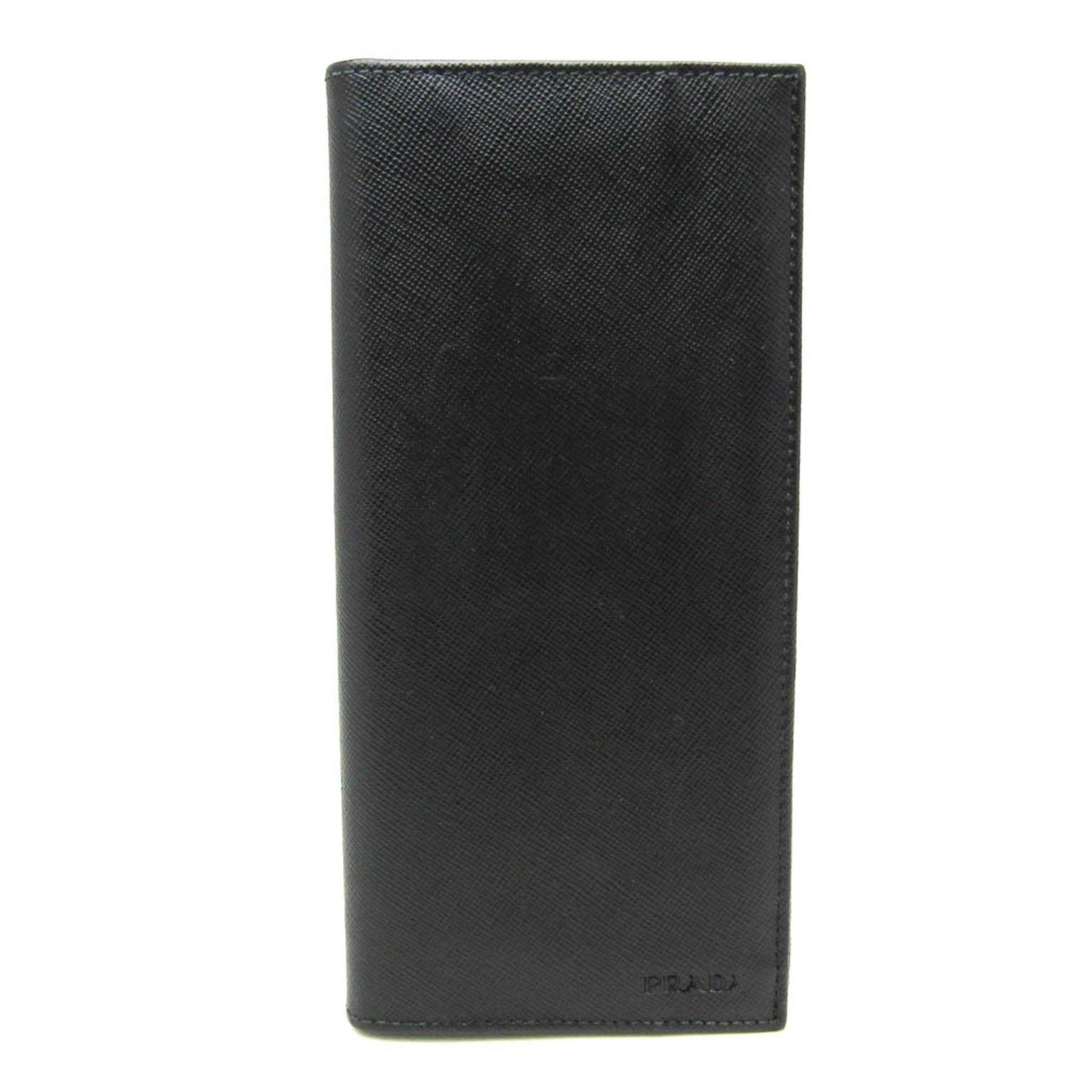 Prada Men,Women Leather Long Wallet (bi-fold)