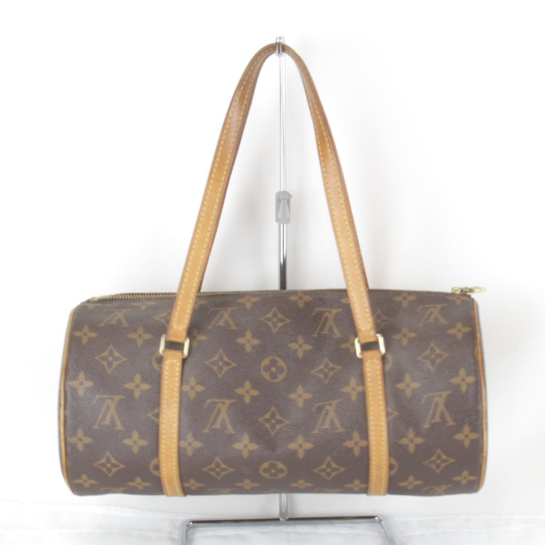 LOUIS VUITTON Papillon 30 Handbag Monogram Canvas/Leather