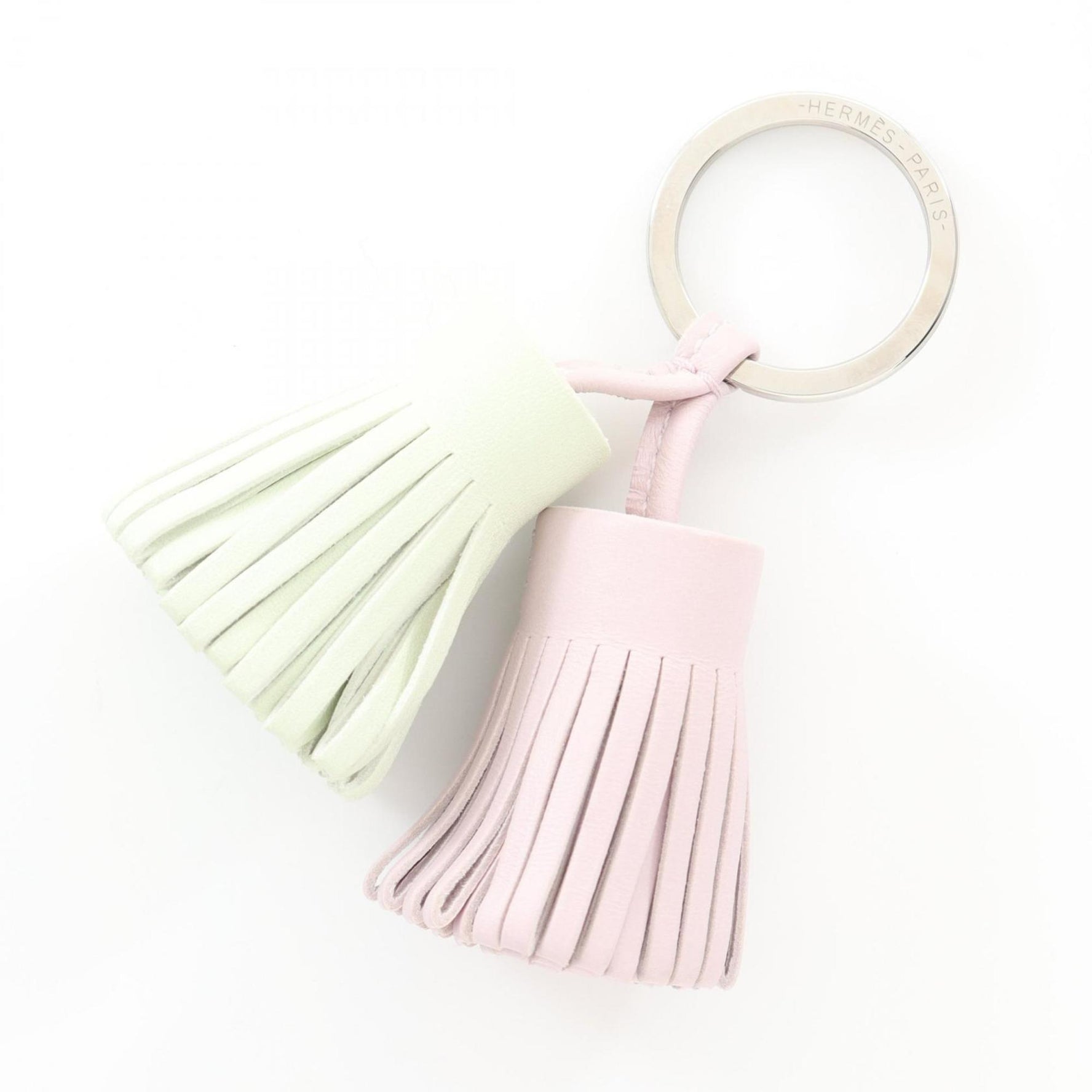 HERMES Carmen Unodos Mauve Pale Vert Fizz Charm Anjou Miro Pink Green