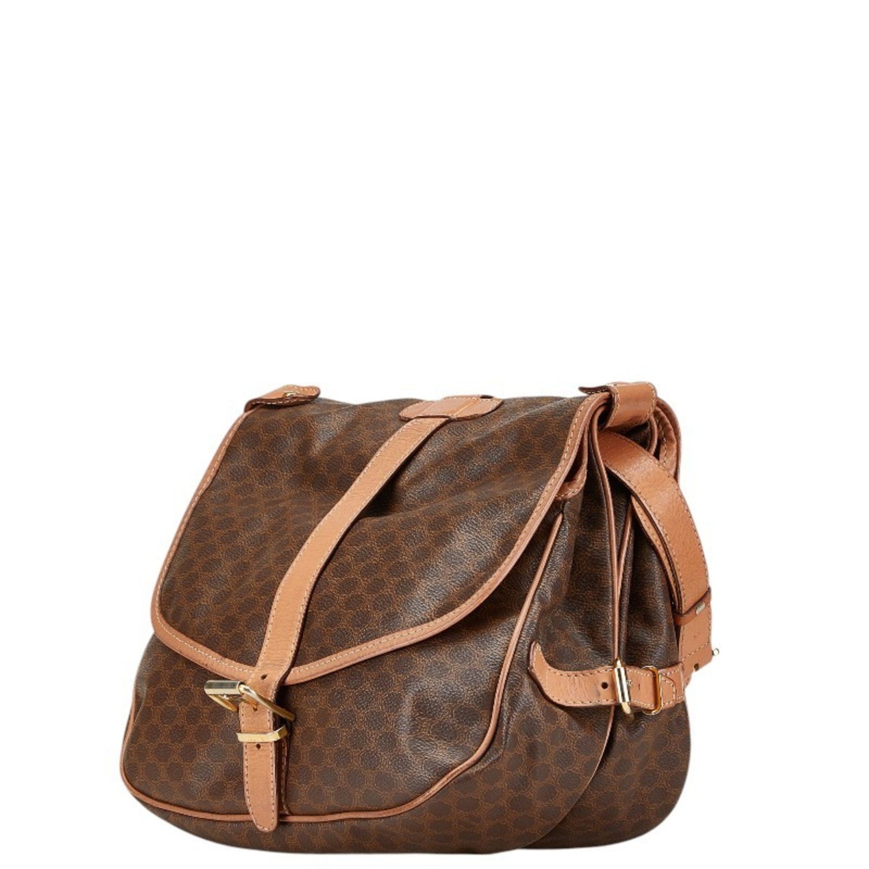 Celine Macadam Shoulder Bag PVC Leather