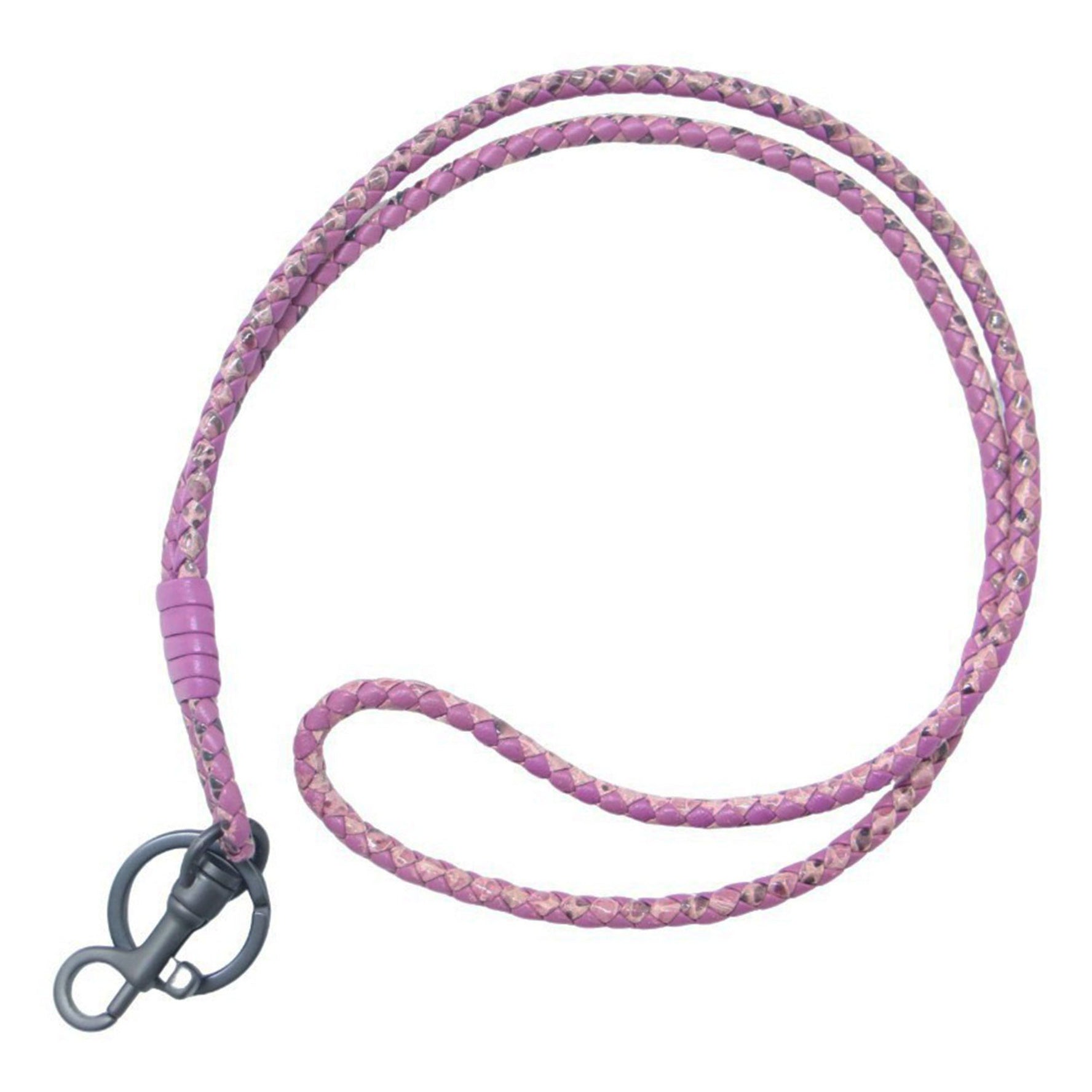 BOTTEGA VENETA Bottega Veneta Intrecciato Long Strap Neck Leather Key Ring