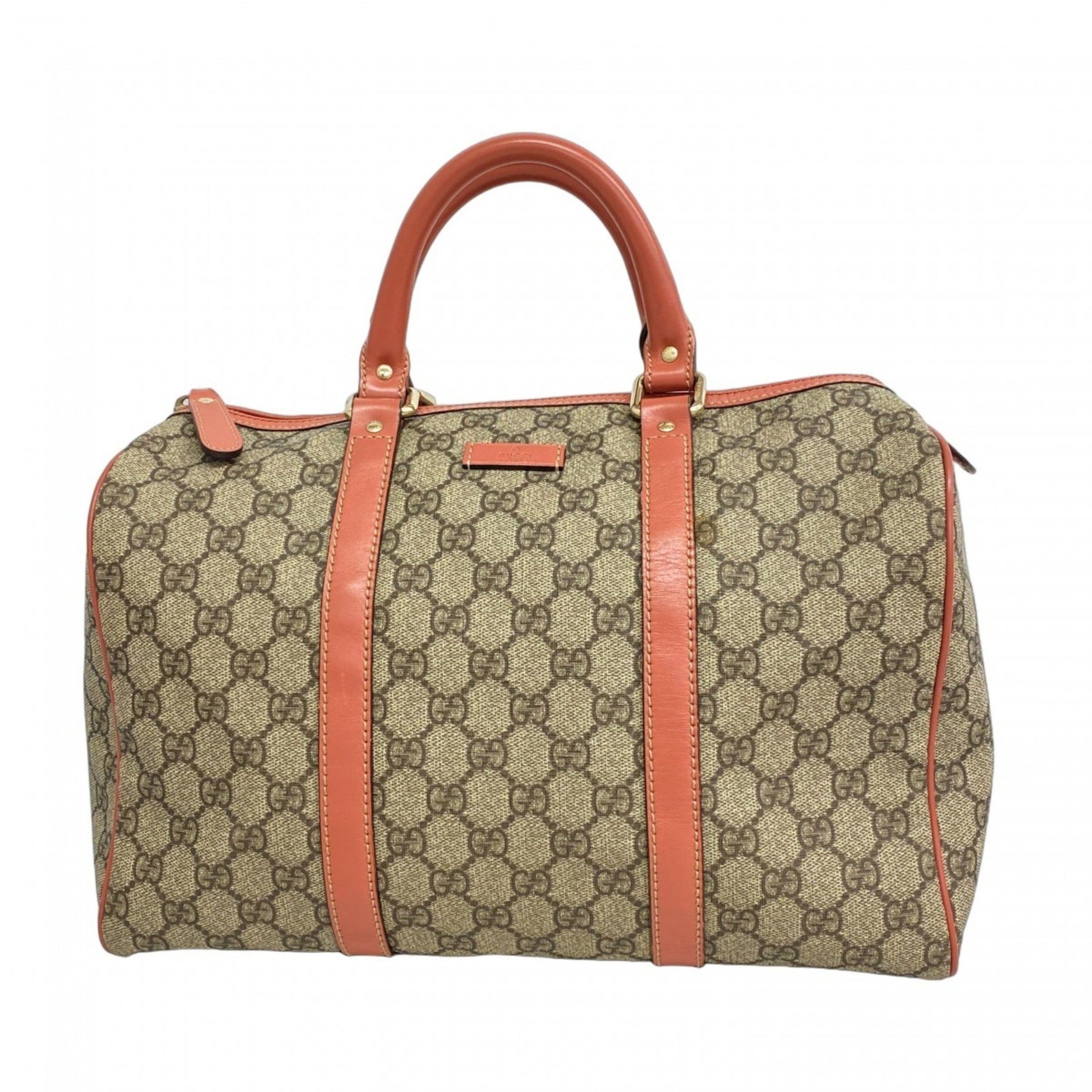 Gucci GG Supreme handbag brown pink women's
