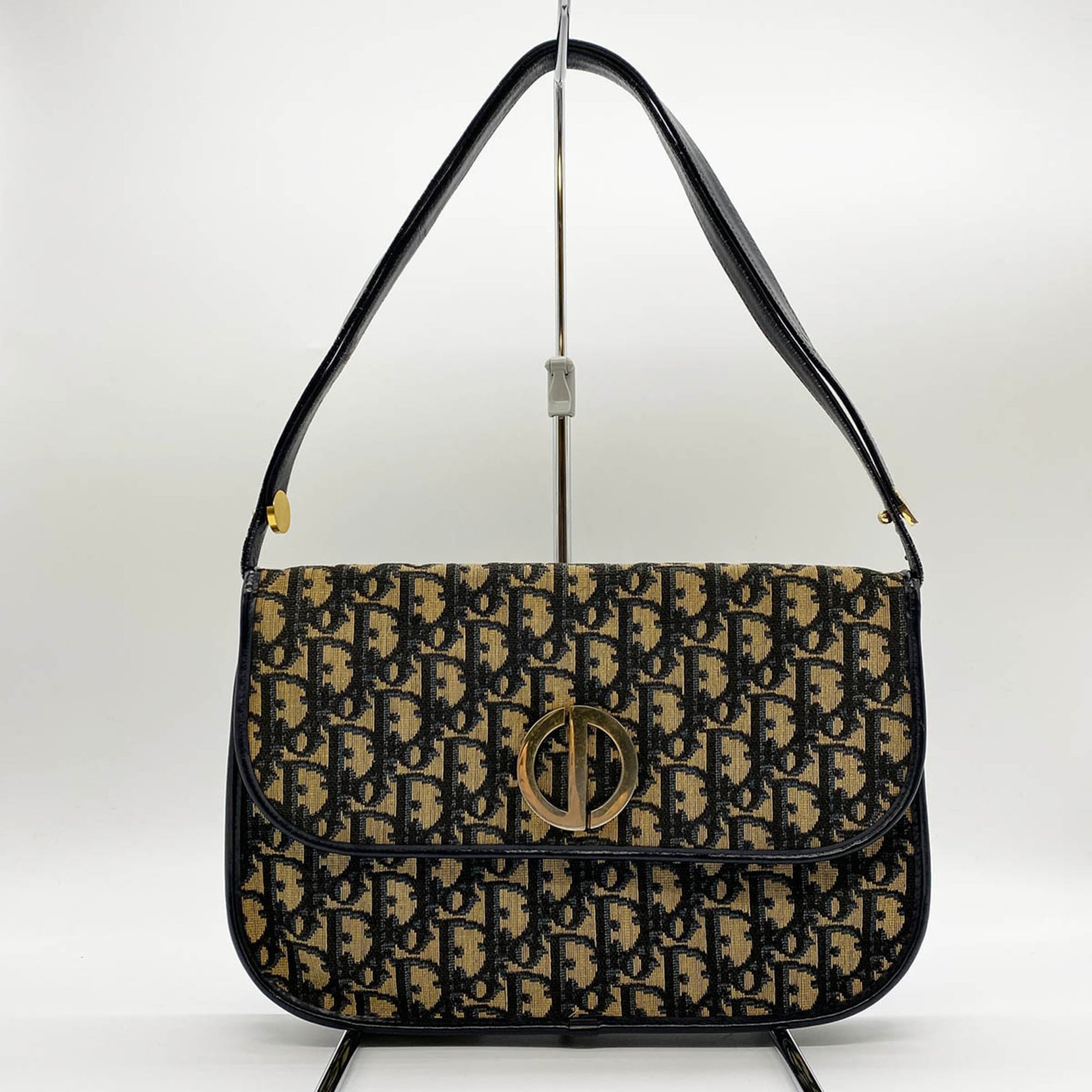 Christian Dior Trotter Shoulder Bag in Blue, Men's and