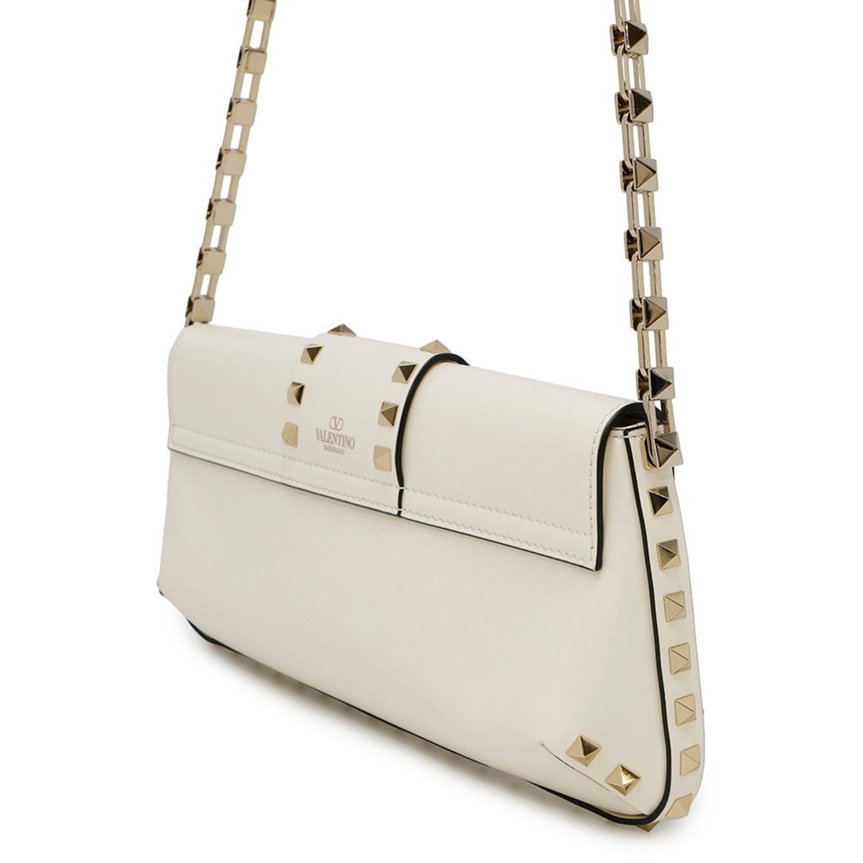Valentino Garavani Rockstud Leather Shoulder Bag in