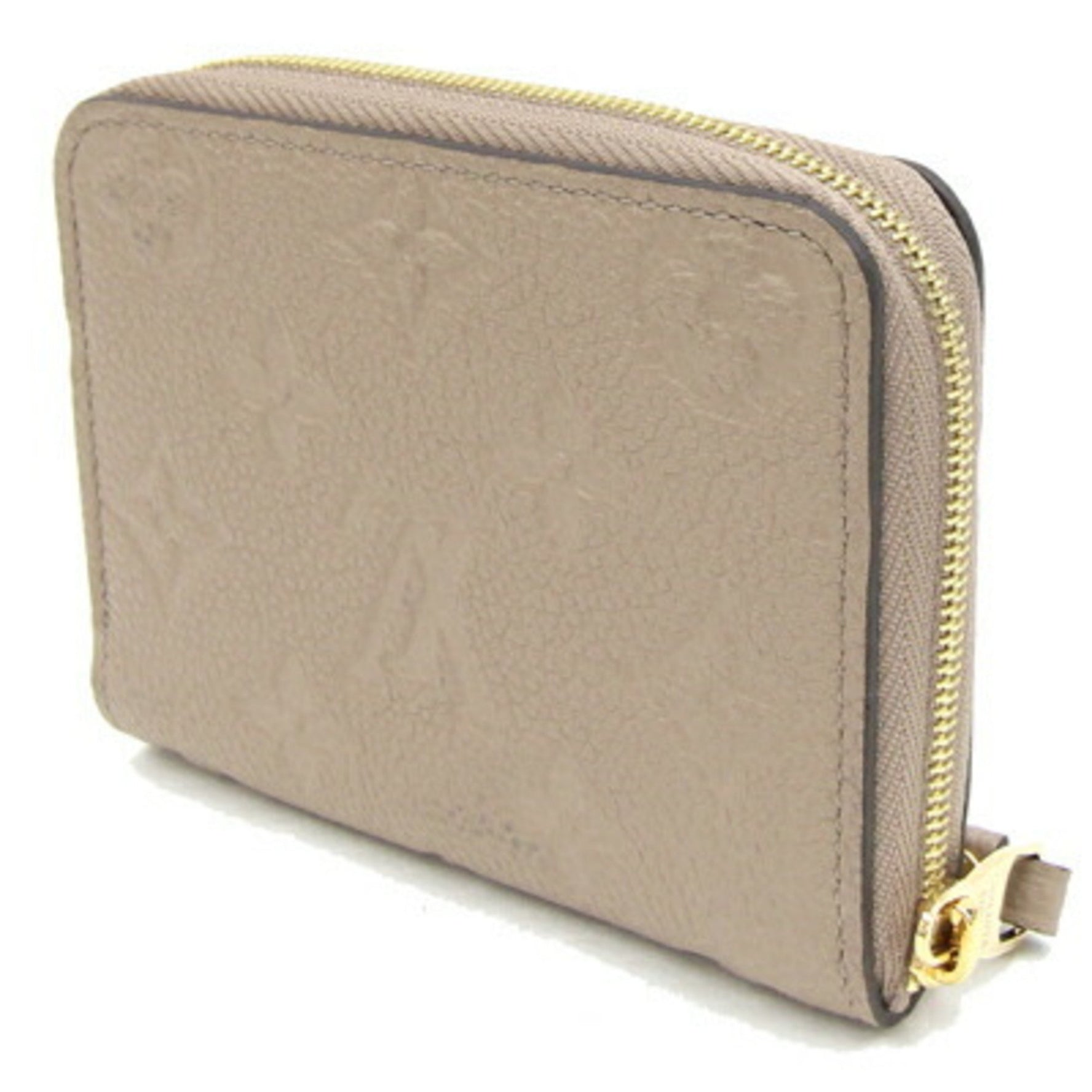 Louis Vuitton Coin Case Monogram Empreinte Zippy Purse M68696 Tourterelle Wallet Compact Beige Women's LOUIS VUITTON