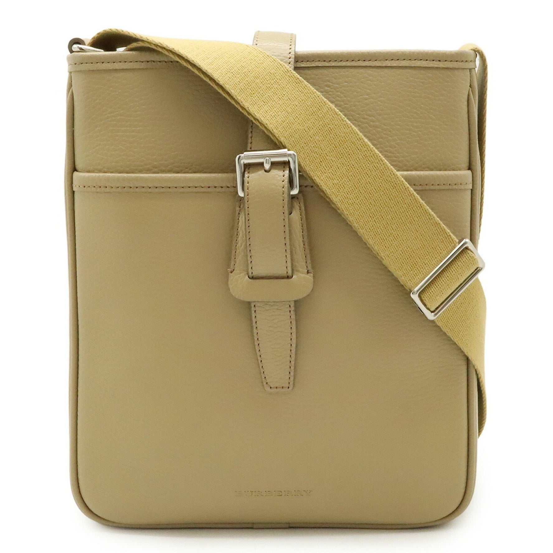 BURBERRY Shoulder bag Belt Leather Sand beige