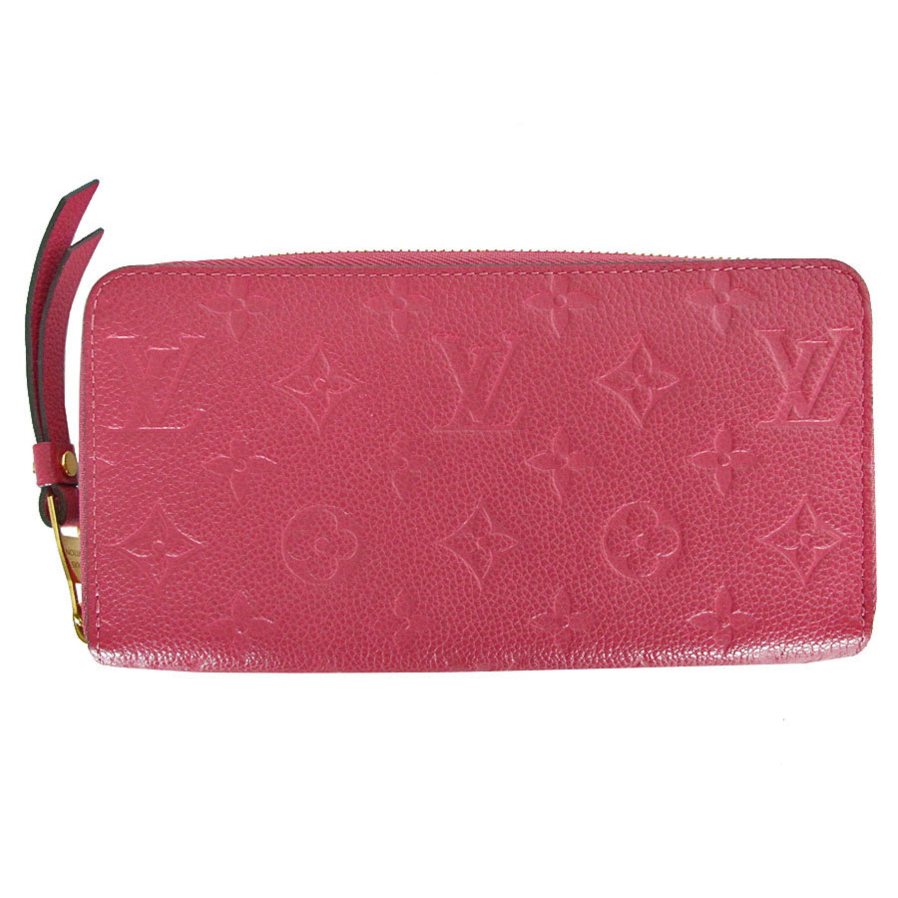 Louis Vuitton Round Long Wallet Monogram Empreinte Zippy Gold