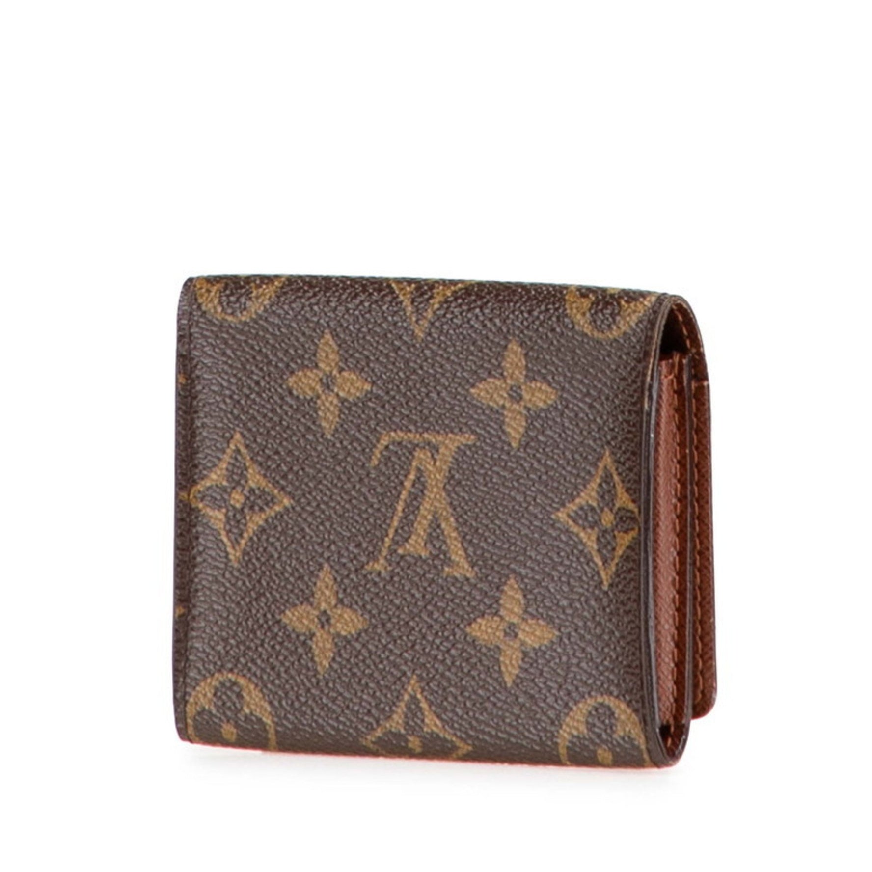 Louis Vuitton Monogram Envelope Carte de Visite Card Case/Business Holder M62920 Brown PVC Leather Women's LOUIS VUITTON