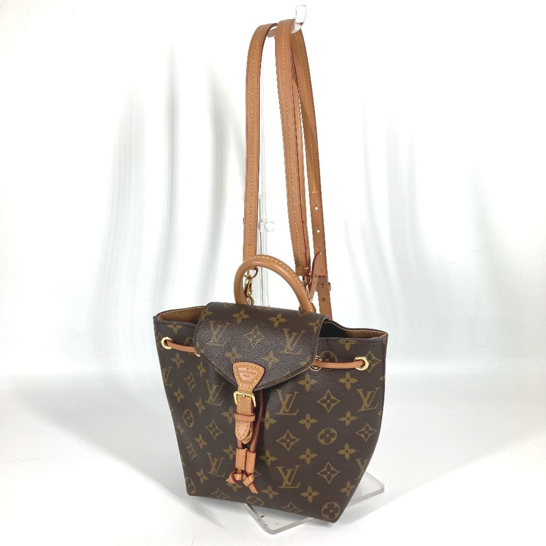 Louis Vuitton Monogram Montsouris NM BB Backpack Bag Canvas