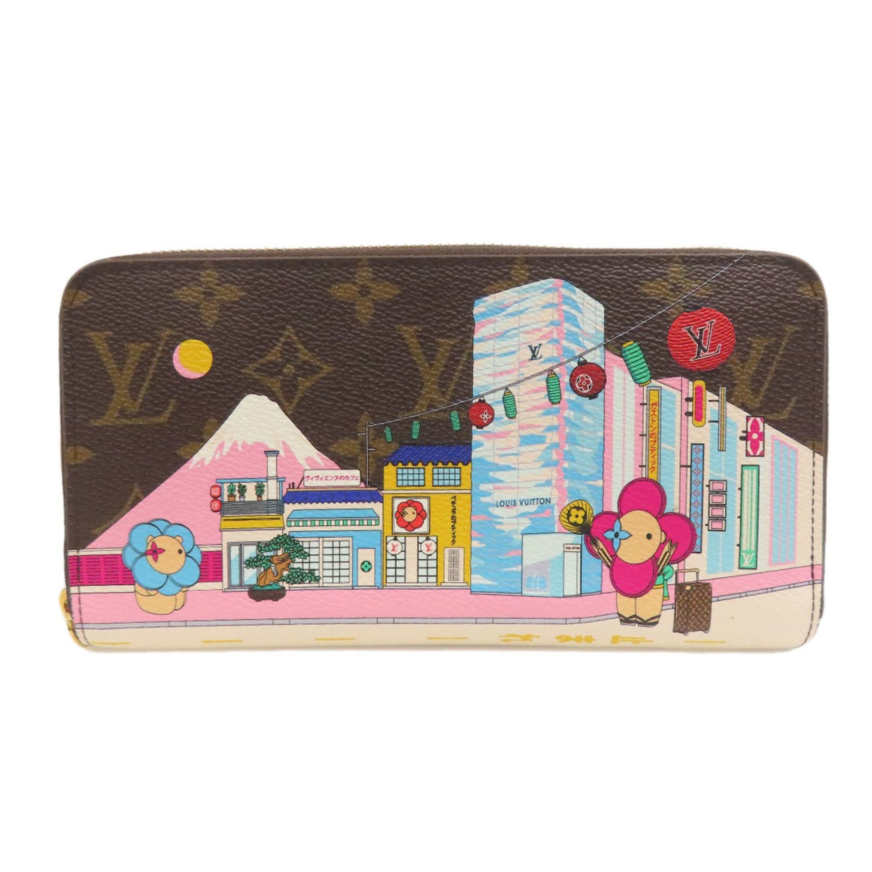 Louis Vuitton Zippy Wallet Vivienne Long Canvas LOUIS VUITTON