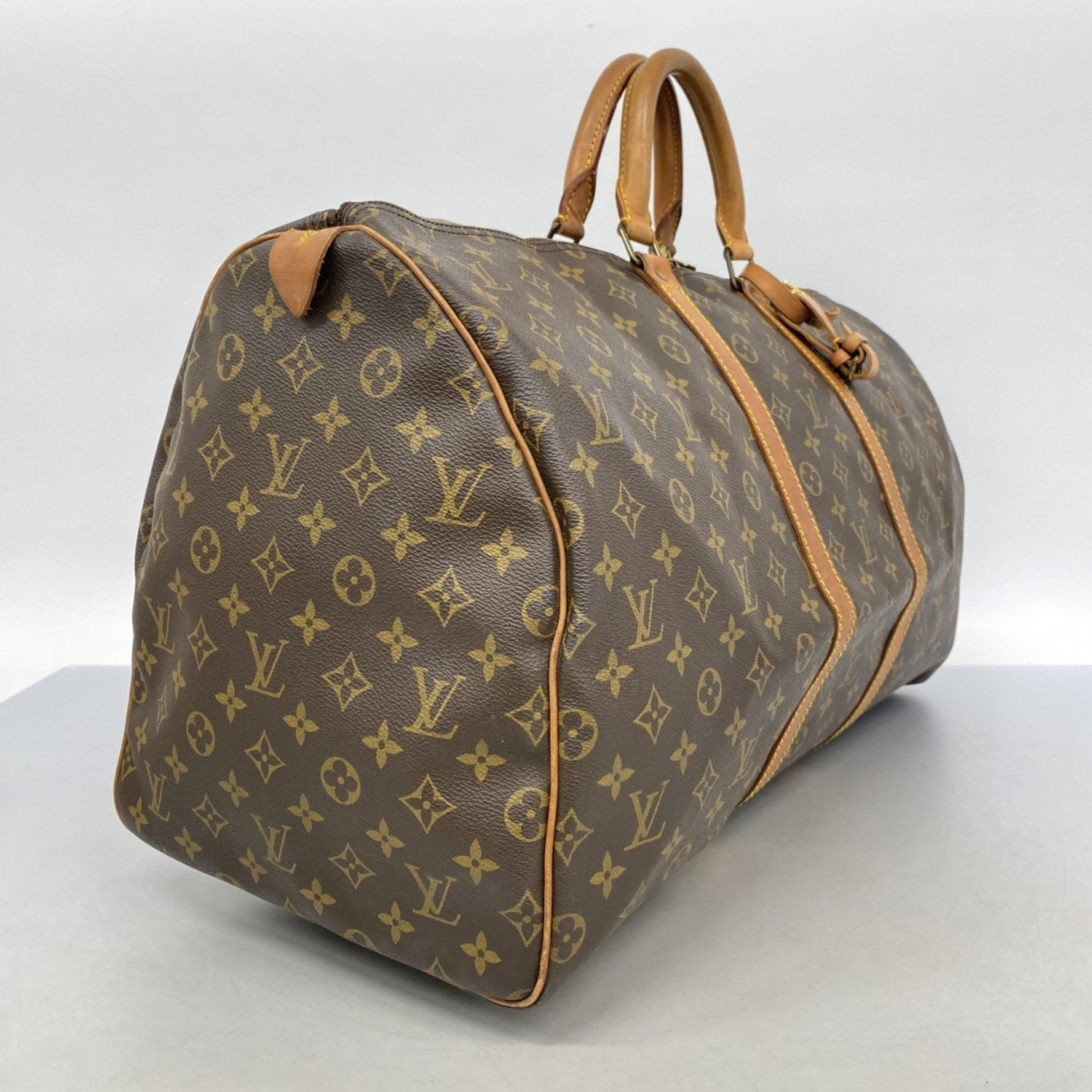 Louis Vuitton Monogram Keepall 55 Boston Bag Men's and