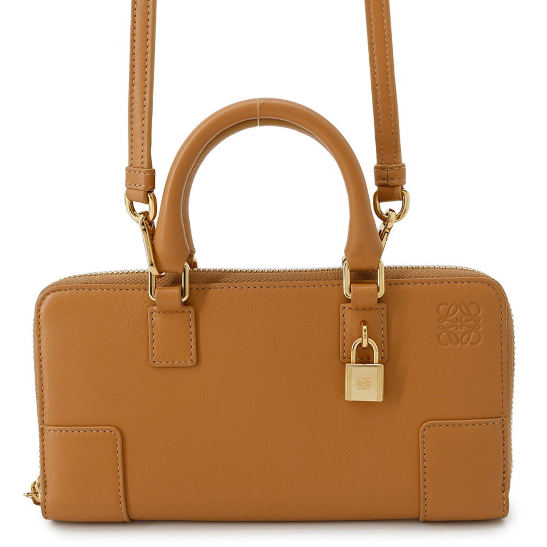 LOEWE Chain Wallet Amazona Pouch Leather