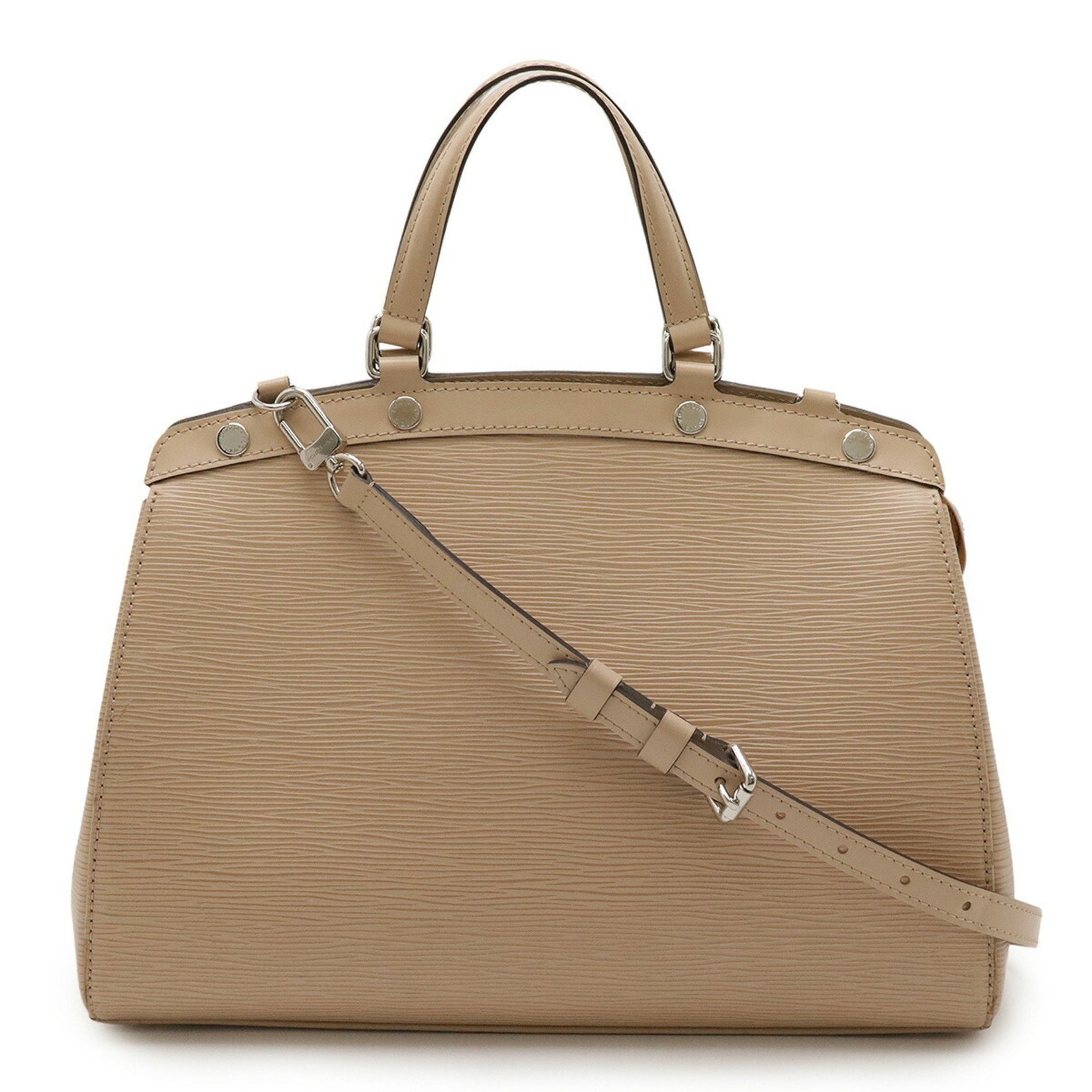 LOUIS VUITTON Epi Leather MM Handbag/Shoulder Bag Beige