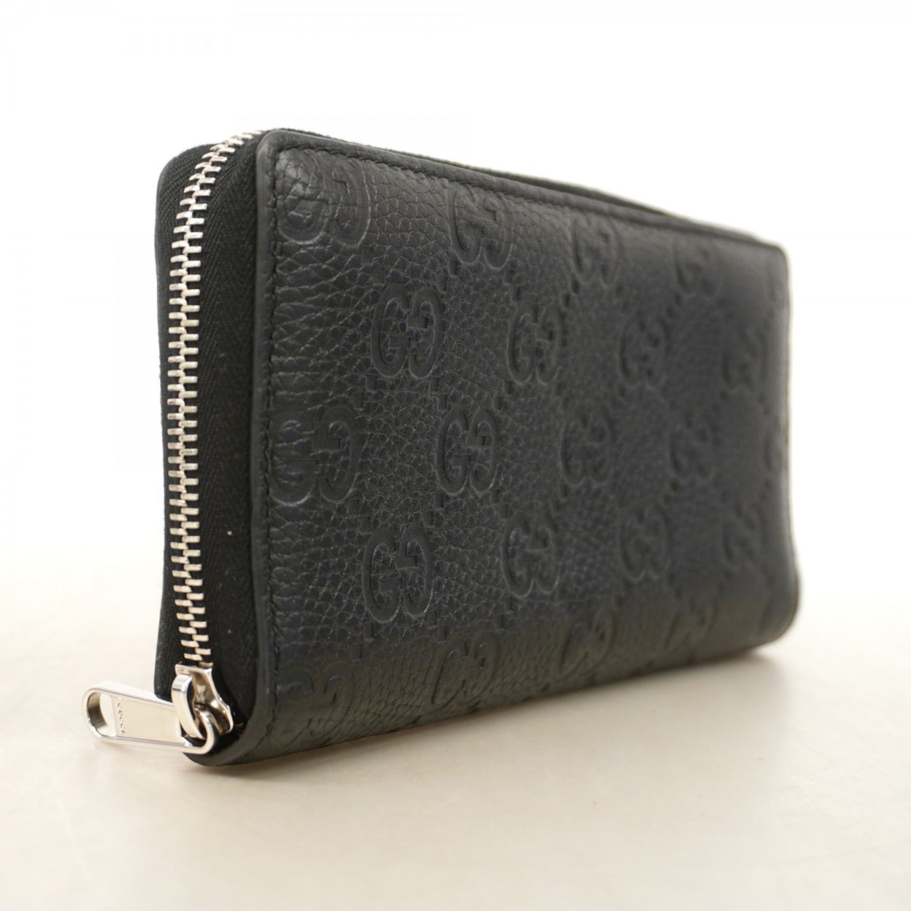 Gucci long wallet Guccissima leather