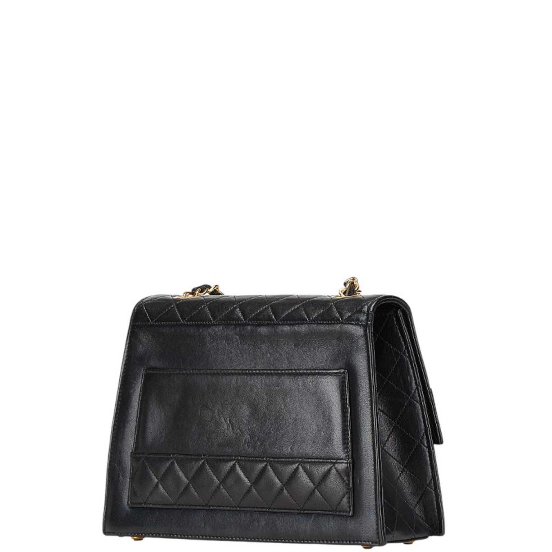 CHANEL Matelasse Trapezoid Crossbody Chain Shoulder Bag in Lambskin