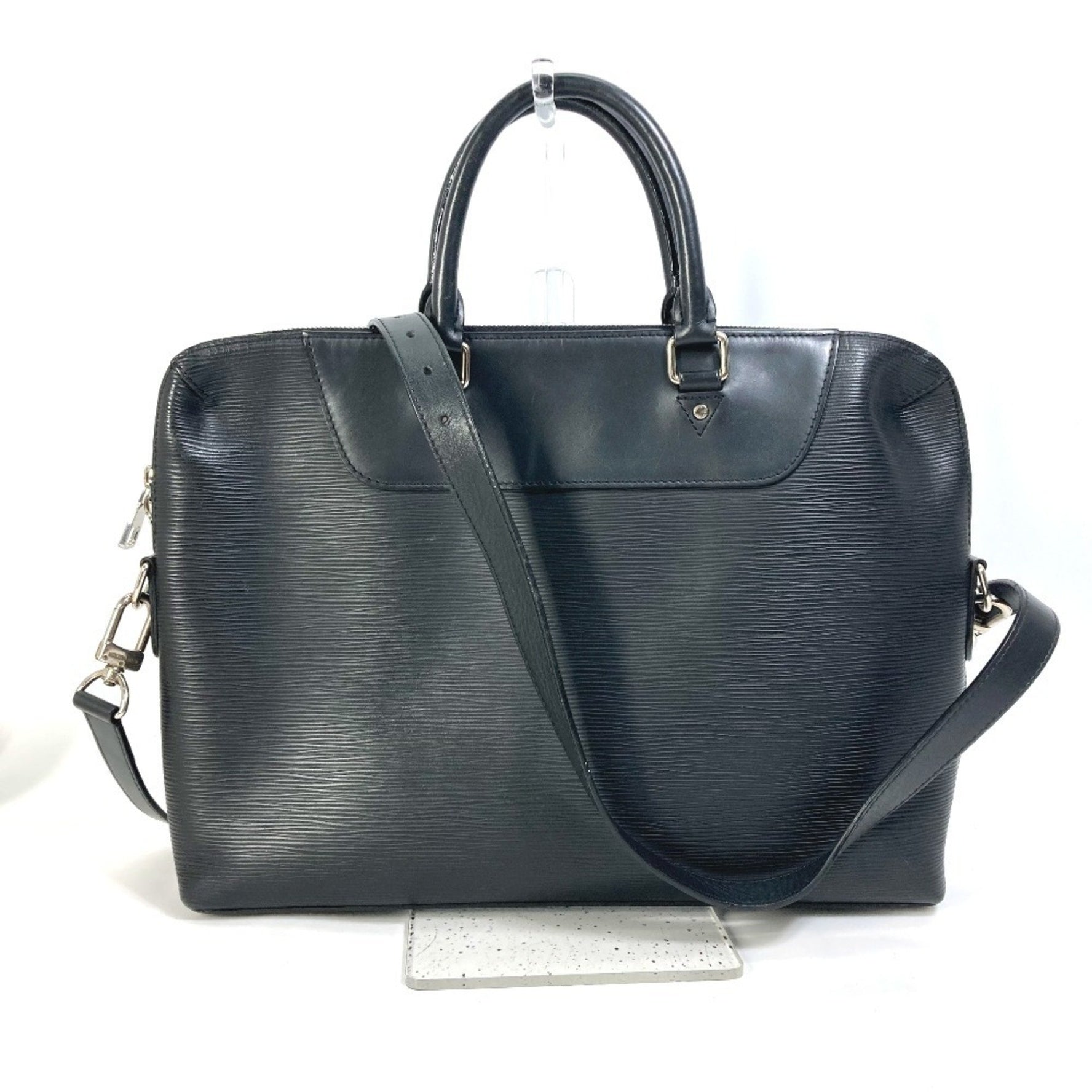 LOUIS VUITTON M50163 Epi Leather Porte-Document-Jour PDJ 2-Way Shoulder Bag/Briefcase/Business Bag in Leather, Men's, Noir Black